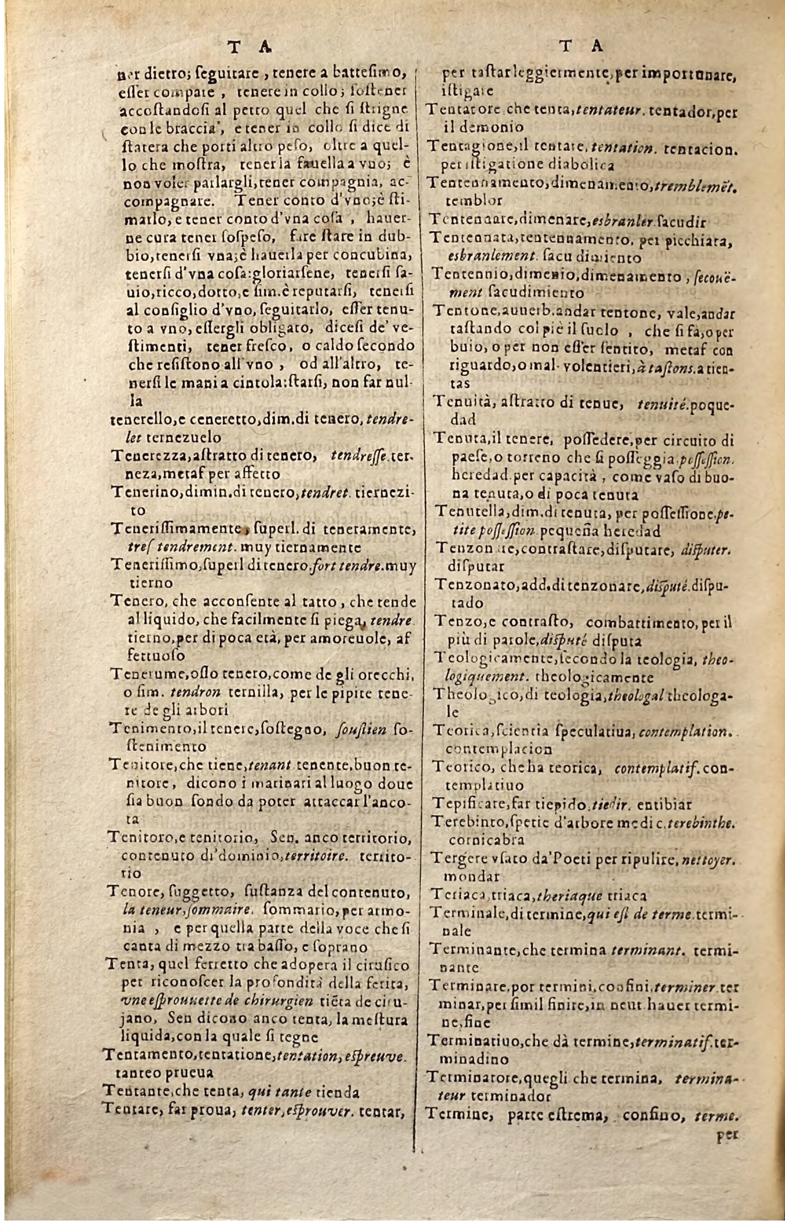 1627 - Jacques Crespin - Trésor des trois langues (Troisième partie) - Regensburg