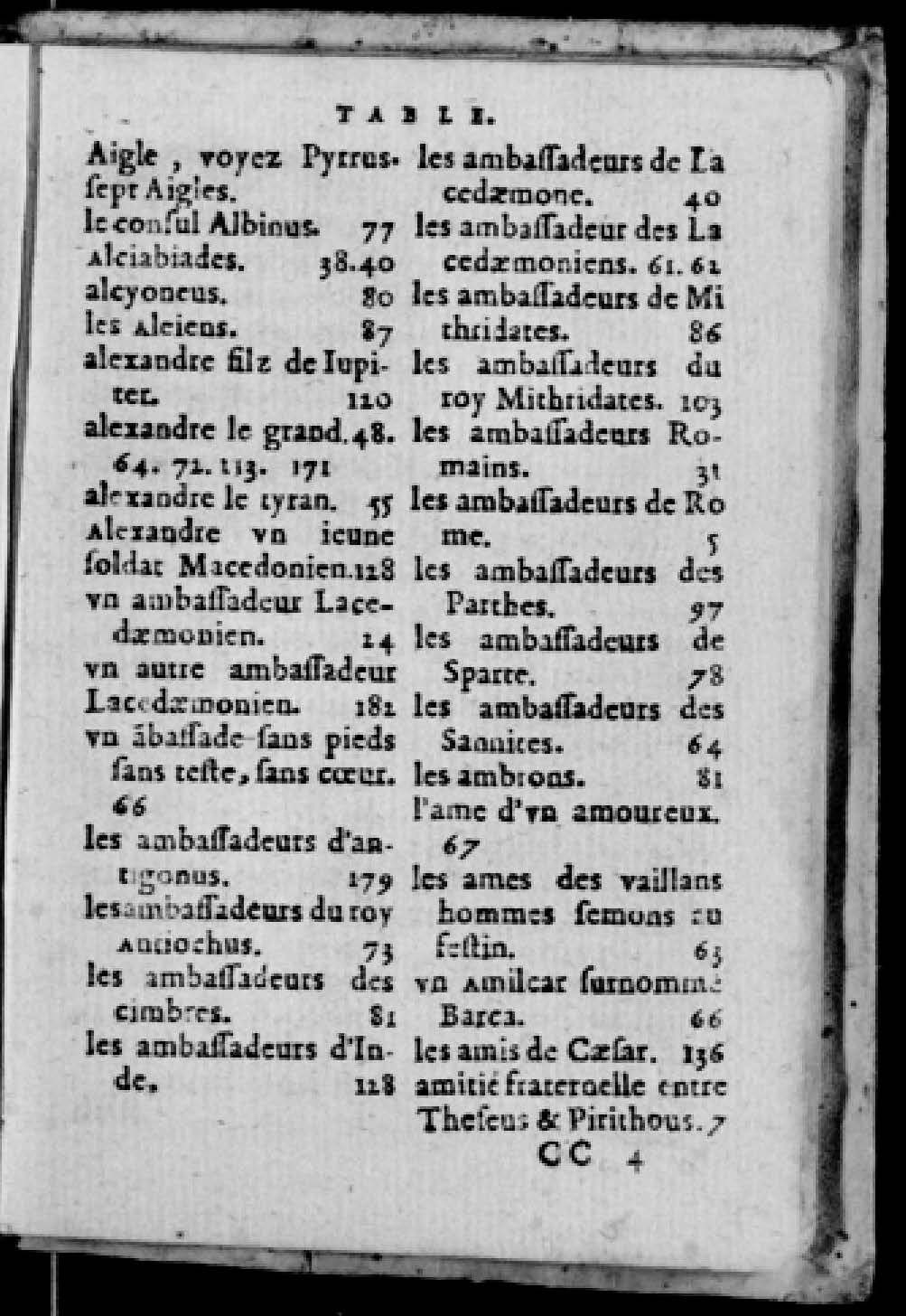 1574 - Benoît Rigaud - Trésor des vies de Plutarque - Avignon