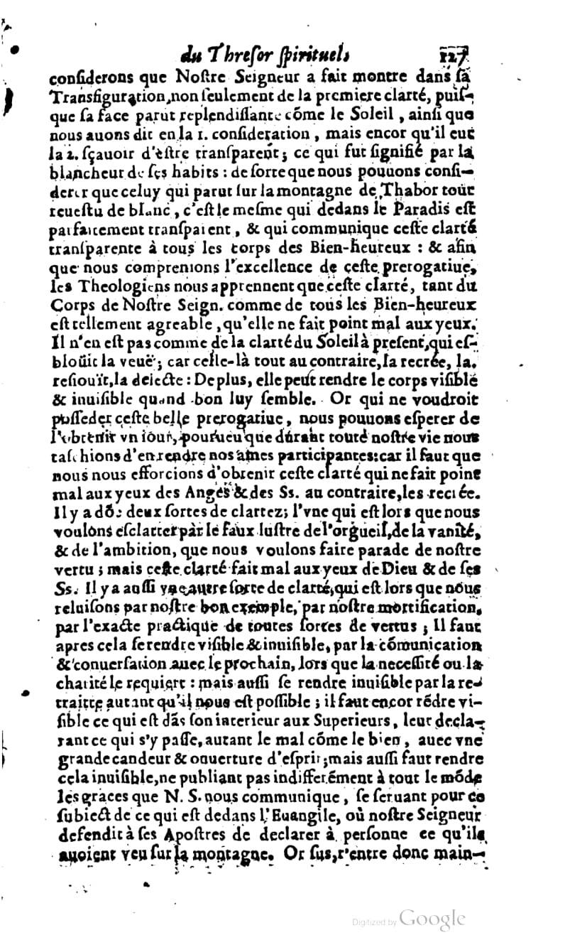 1637 - s.n. - Trésor spirituel des âmes religieuses - BM Lyon