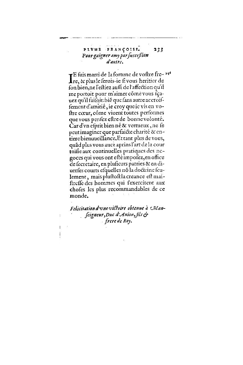 1572 - Nicolas Du Chemin - Finances et Trésor de la plume française - BM Lyon