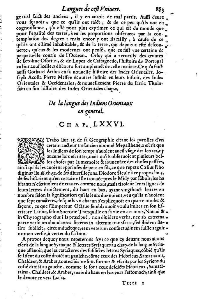 1613 - Matthieu Berjon - Trésor de l’histoire des langues de cet univers - BM Lyon