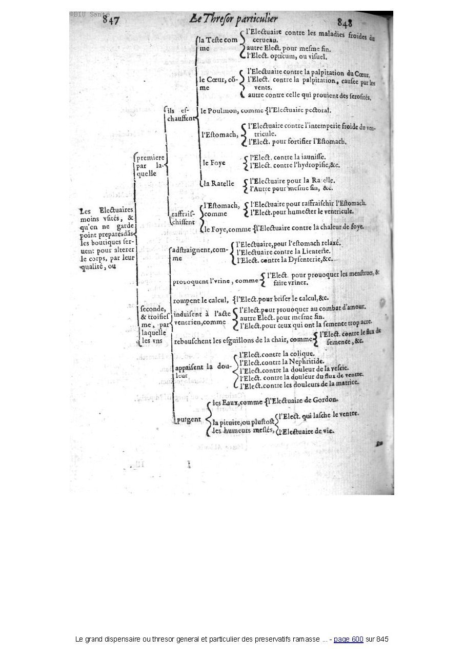 1609 - Étienne Gamonet - Grand dispensaire ou Trésor général et particulier des préservatifs - BIU Santé