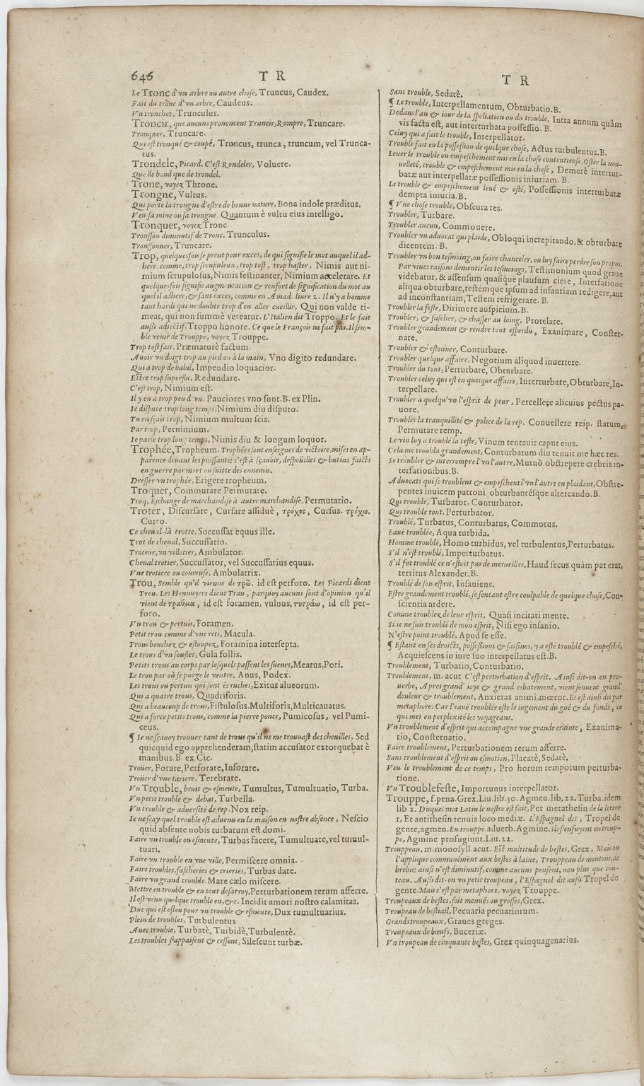 1606 - David Douceur - Trésor de la langue française - BnF 1606 - David Douceur - Trésor de la langue française - BnF