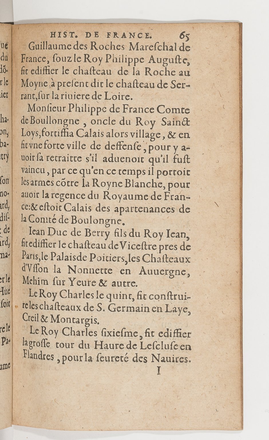 1583 - Galiot Corrozet - Trésor des histoires de France - BnF