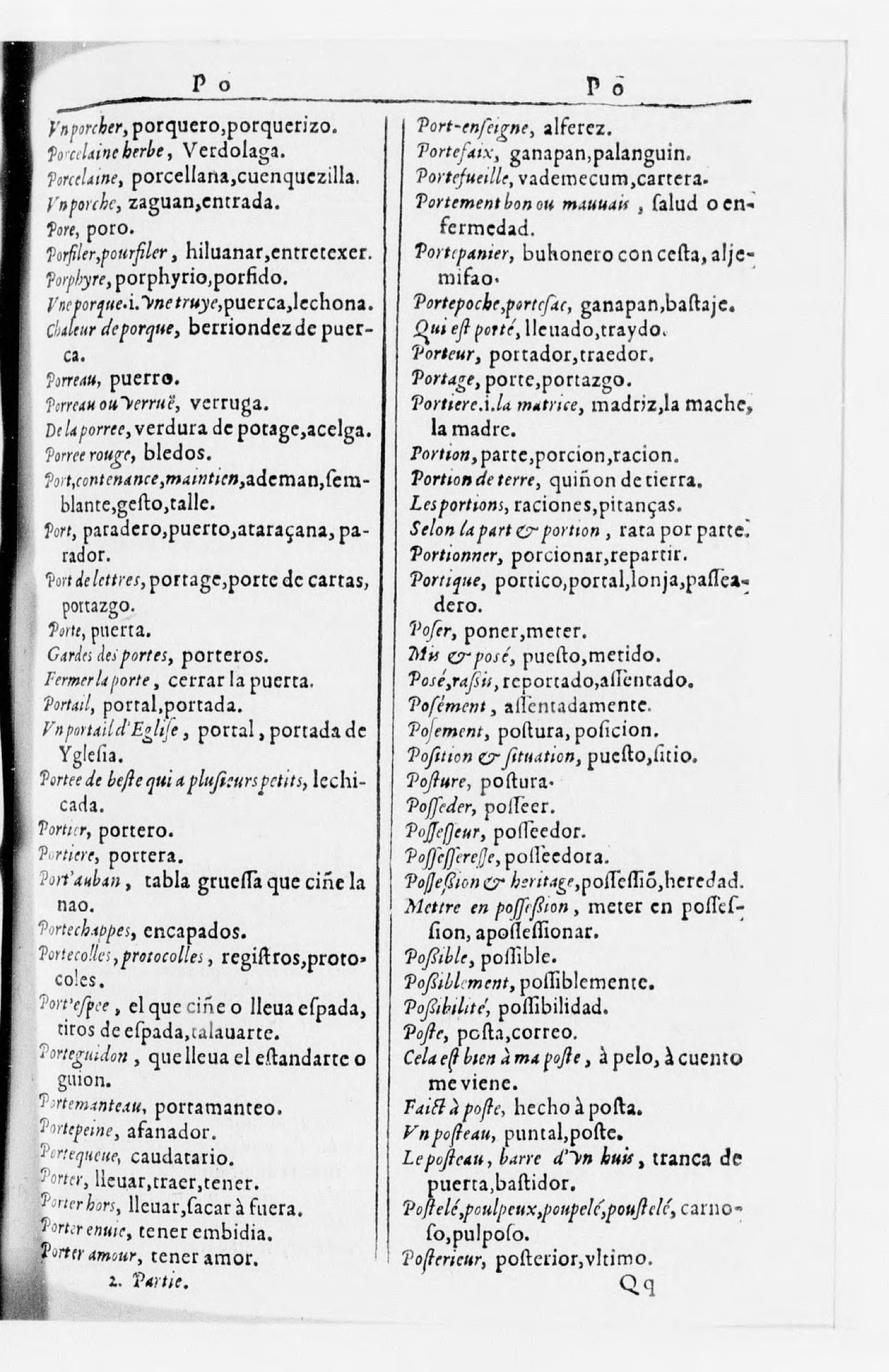 1616 - Veuve Marc Orry - Trésor des deux langues espagnole et française (Seconde partie) - BnF 1616 - Veuve Marc Orry - Trésor des deux langues espagnole et française (Seconde partie) - BnF