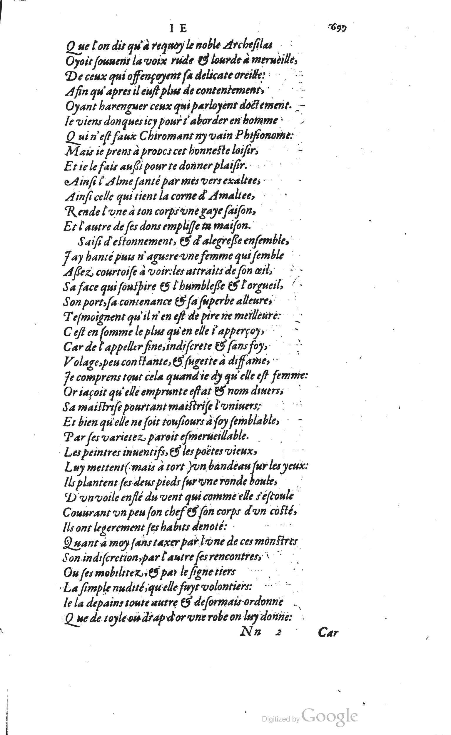 1585 - Barthélemy Honorat - Bibliothèques françaises - BSB Munich