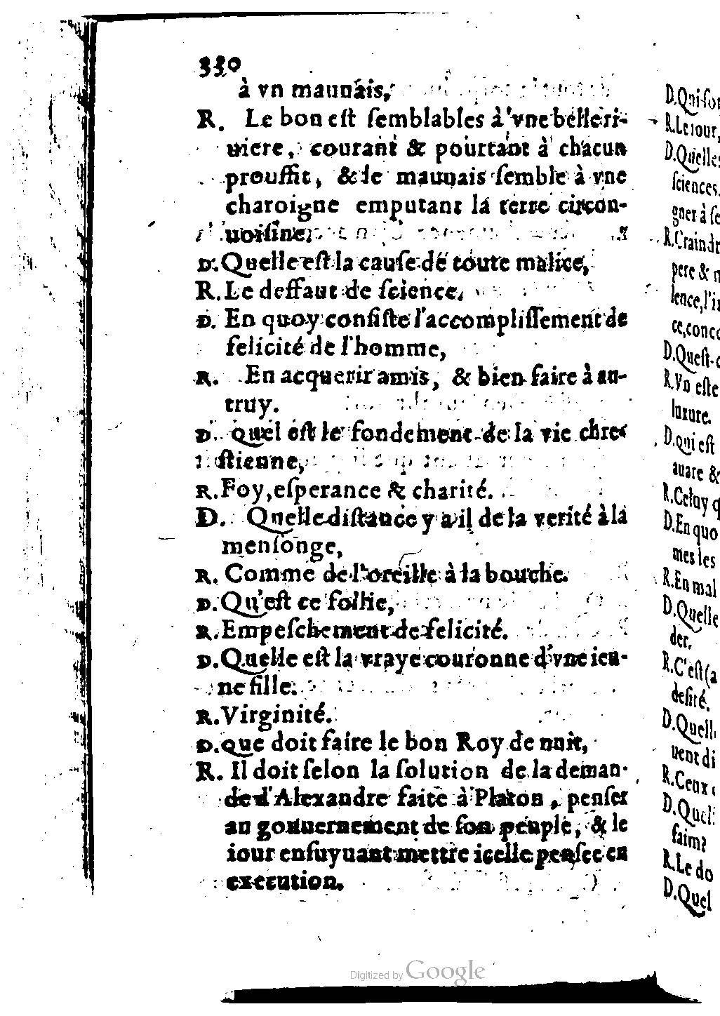 1582 - Nicolas Bonfons - Trésor des sentences dorées - BM Lyon