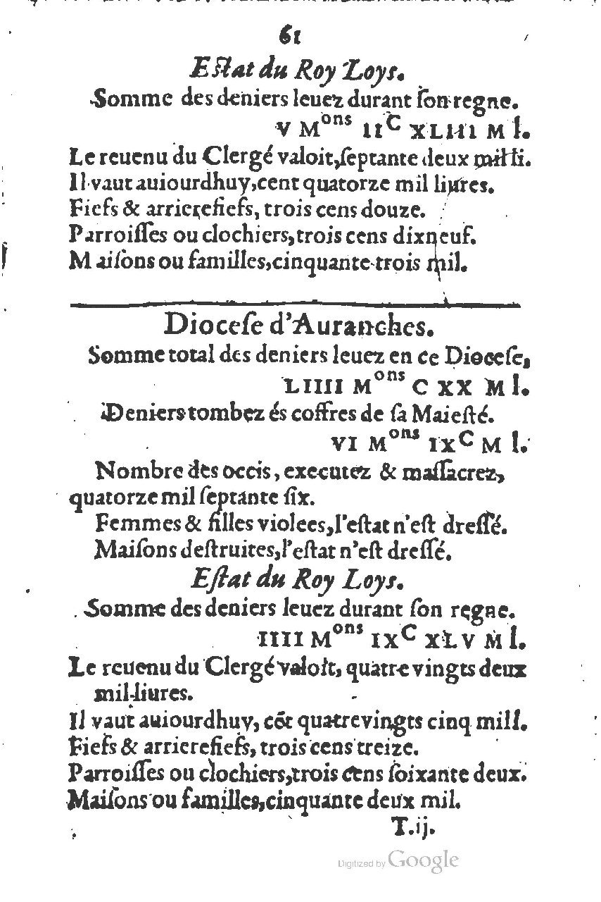 1581 - s.n. - Secret des trésors de France (Livre II) - BSB Munich