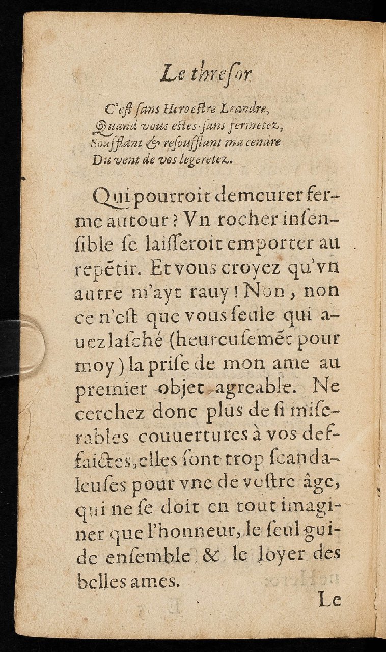 1597 - Thibaud Ancelin - Trésor d’amour - Stuttgart