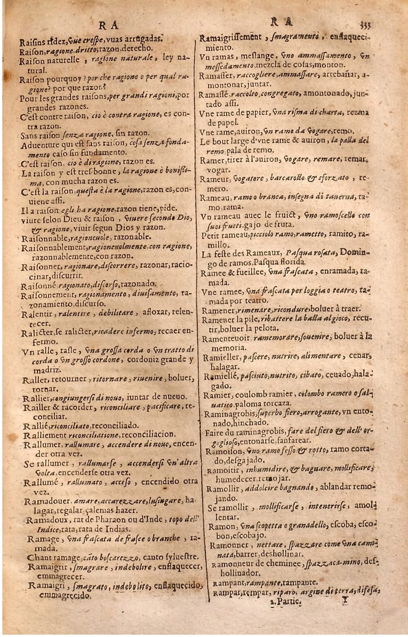 1627 - Jacques Crespin - Trésor des trois langues (Seconde partie) - Regensburg