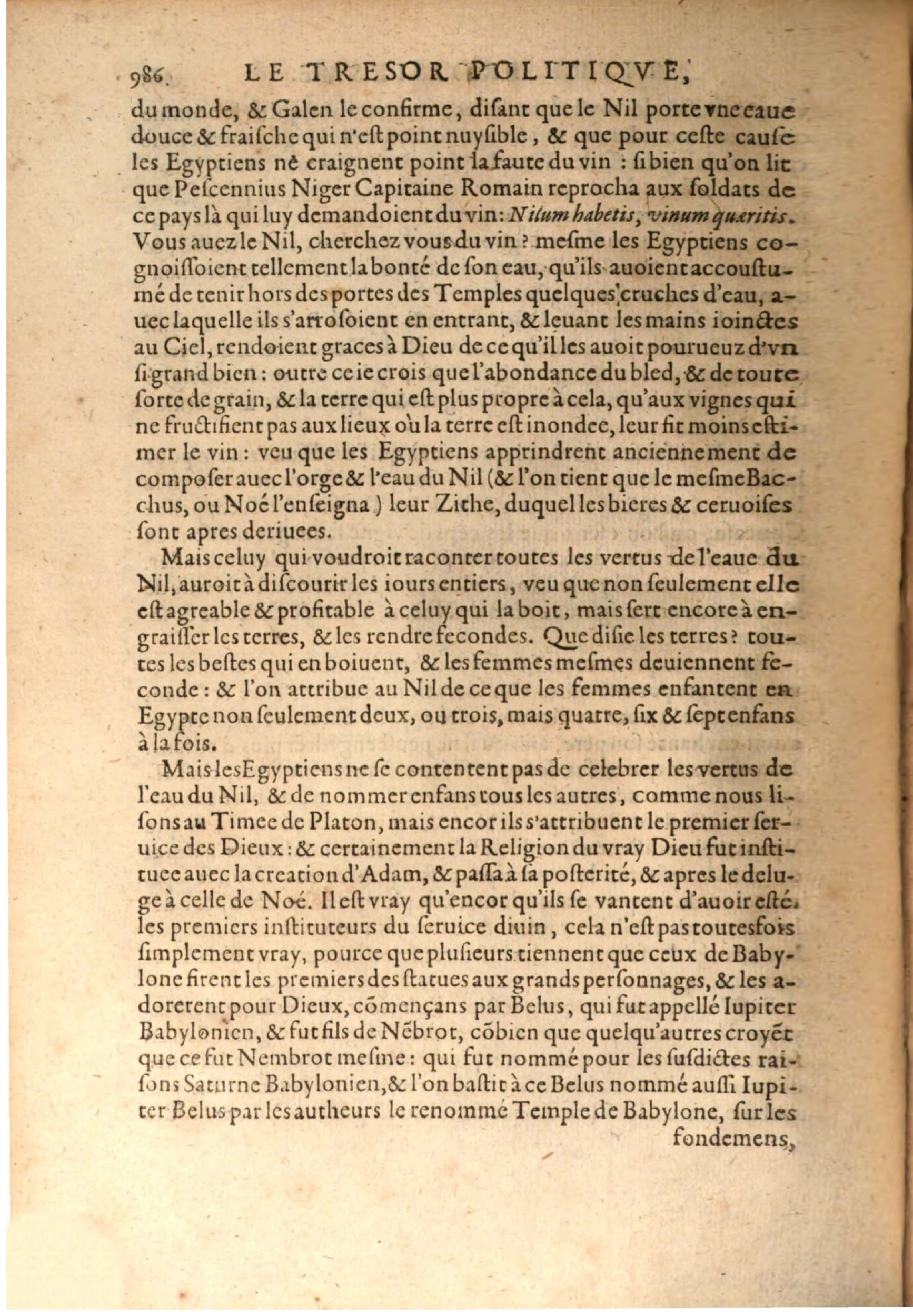 1608 - Nicolas Du Fossé - Trésor politique - BSB Munich