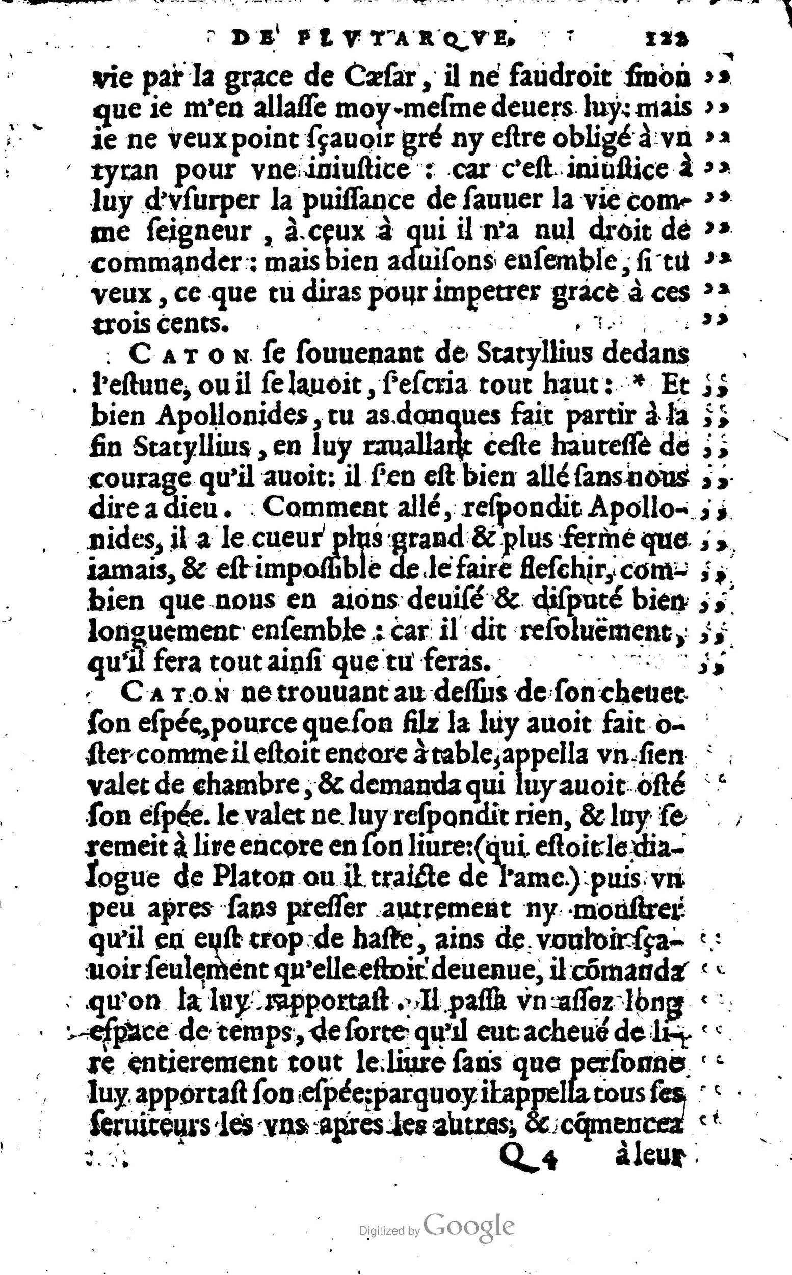 1568 - Willem Silvius - Trésor des vies de Plutarque - Anvers Plantin-Moretus