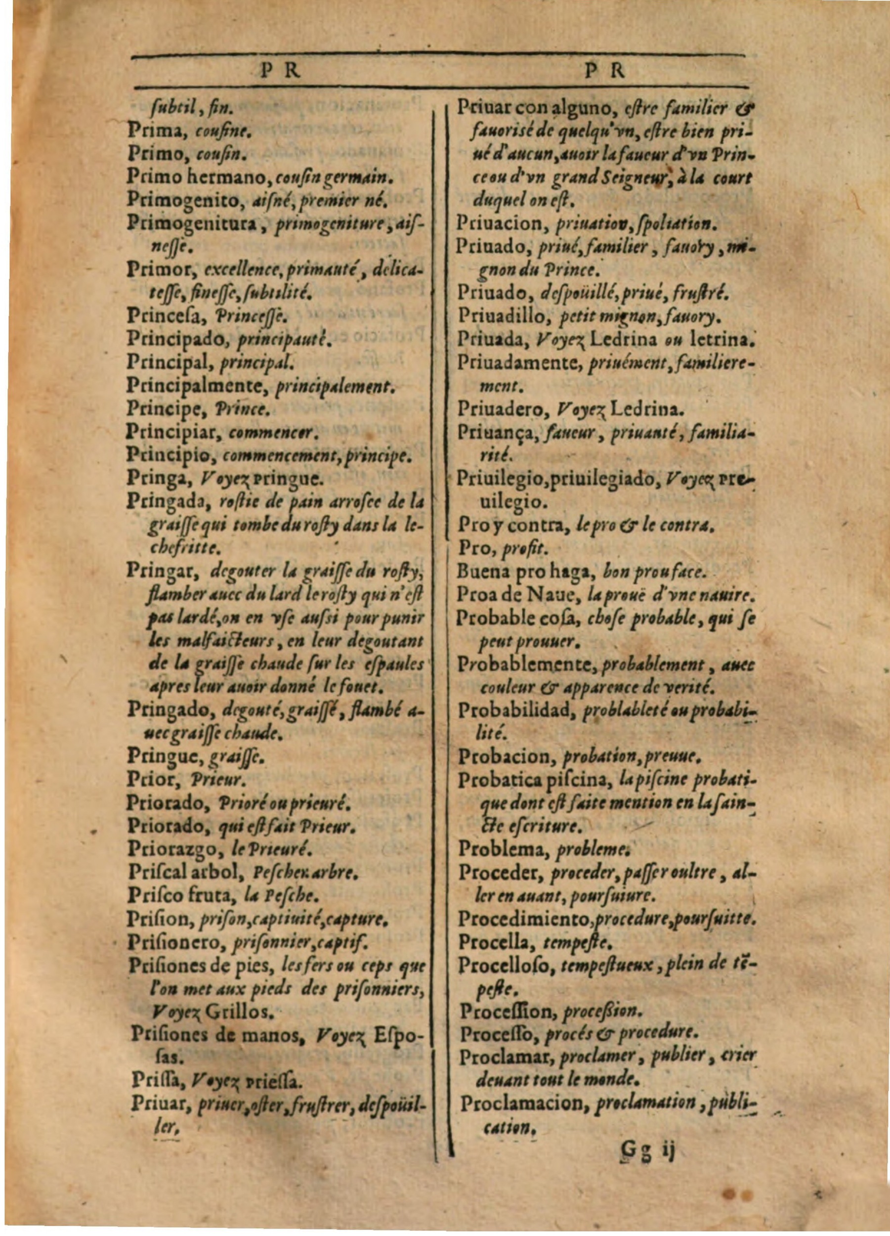 1607 - Marc Orry - Trésor des deux langues espagnole et française (Première partie) - BSB Munich 1607 - Marc Orry - Trésor des deux langues espagnole et française (Première partie) - BSB Munich