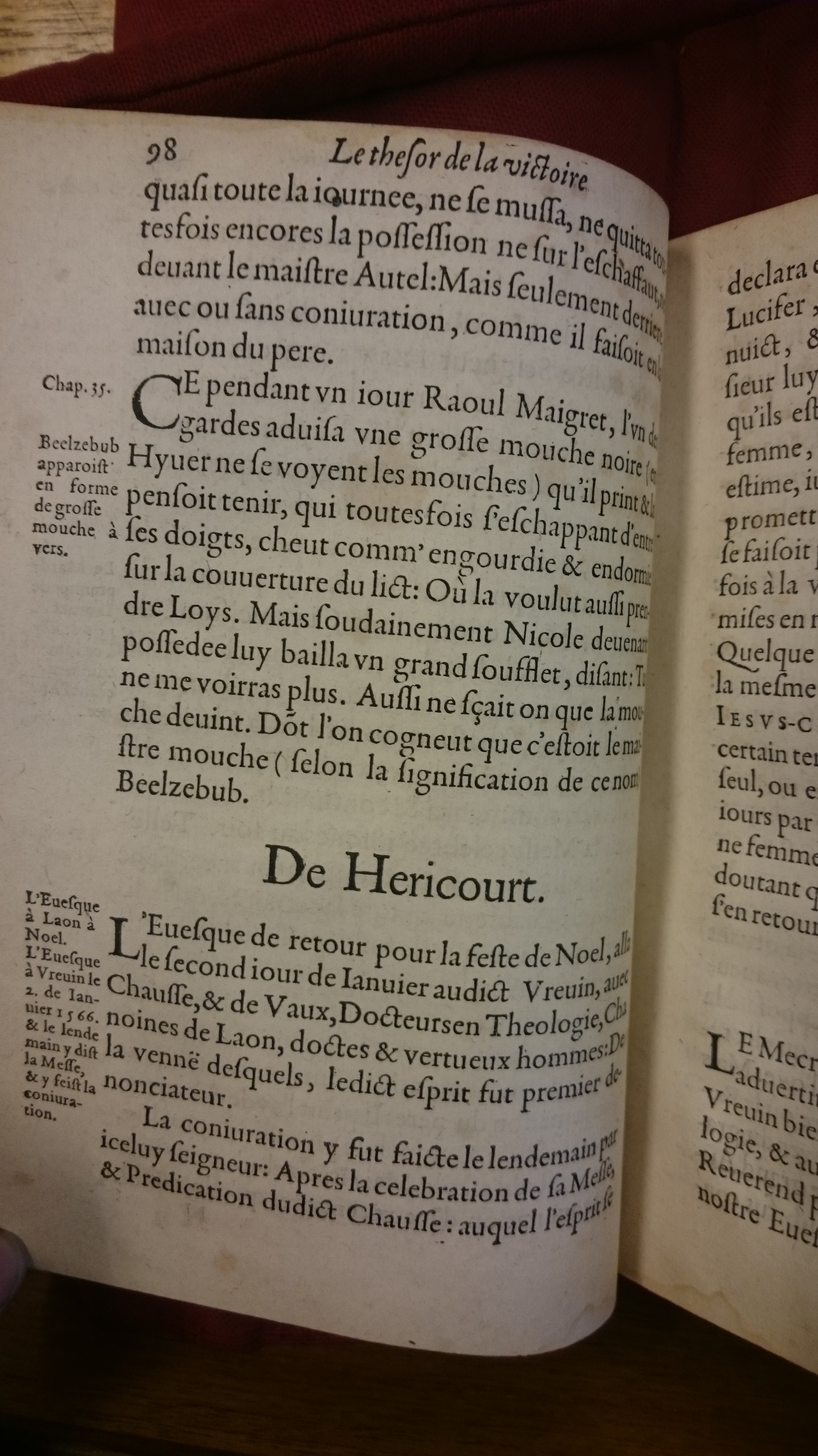 1578 - Nicolas Chesneau - Trésor et entière histoire de la triomphante victoire du corps de Dieu sur l’esprit malin - BM Lyon