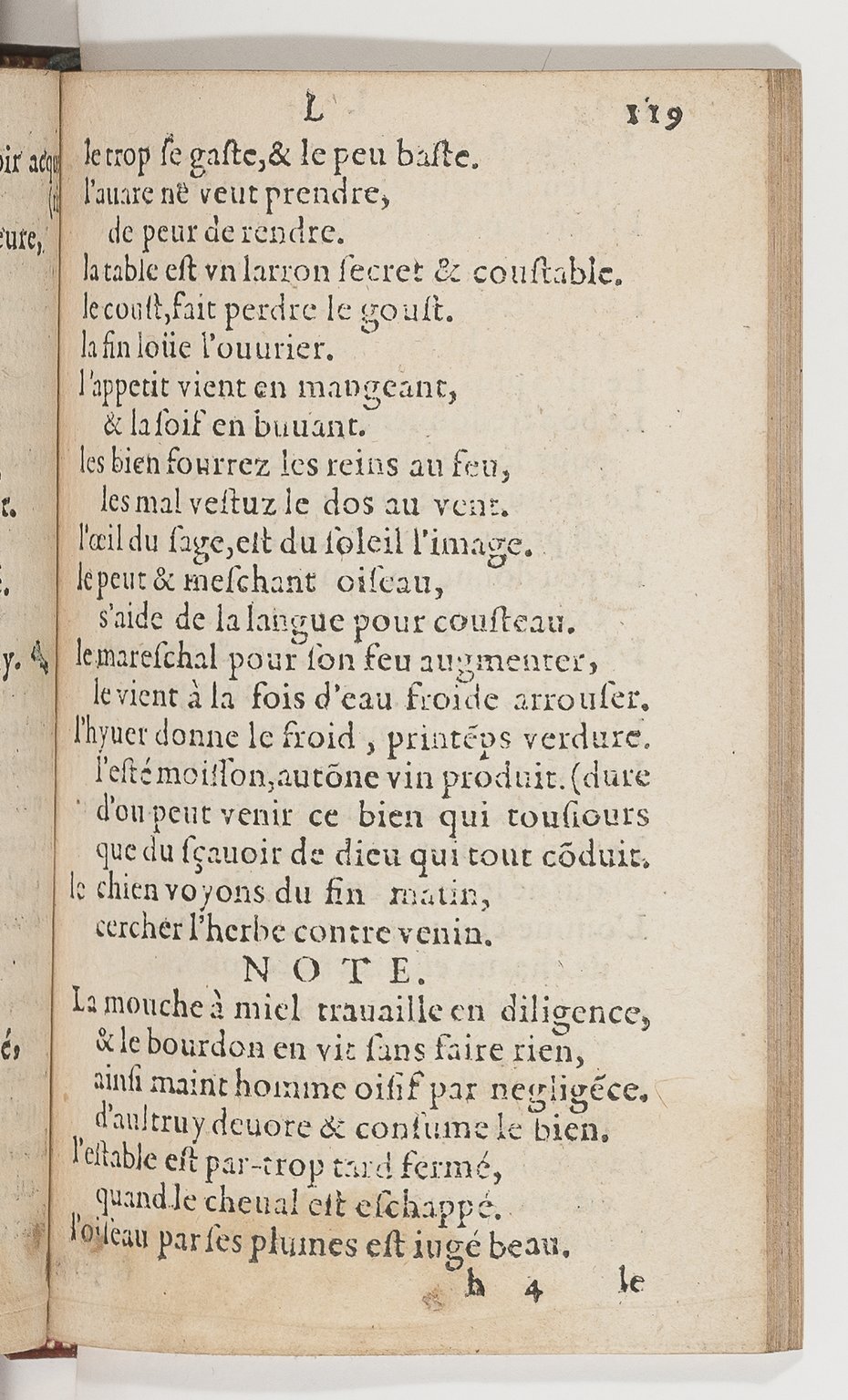 1577 - Jean d’Ogerolles - Trésor de sentences dorées - BnF Arsenal
