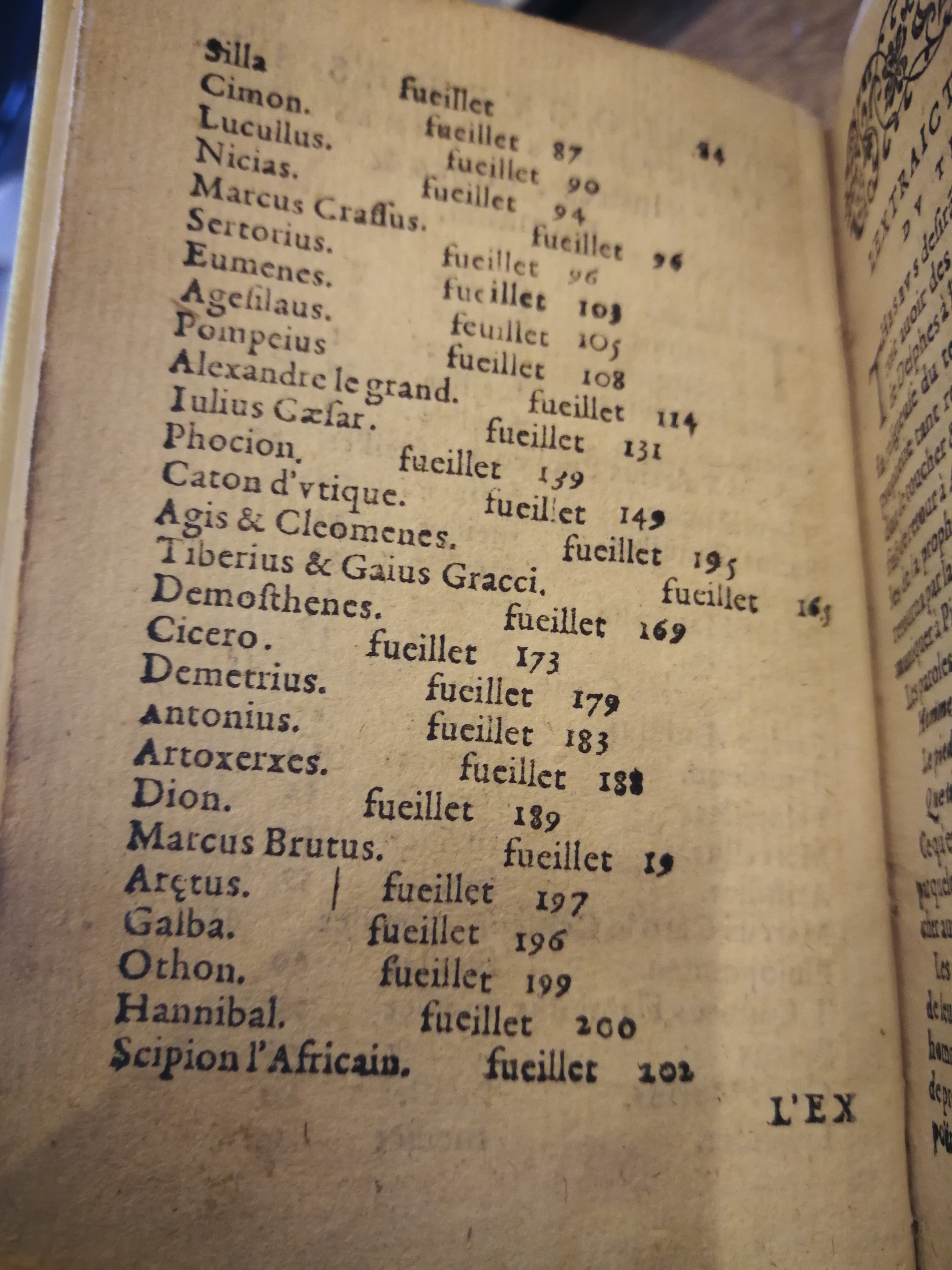 1569 - Benoît Rigaud - Trésor des vies de Plutarque - BNC Florence