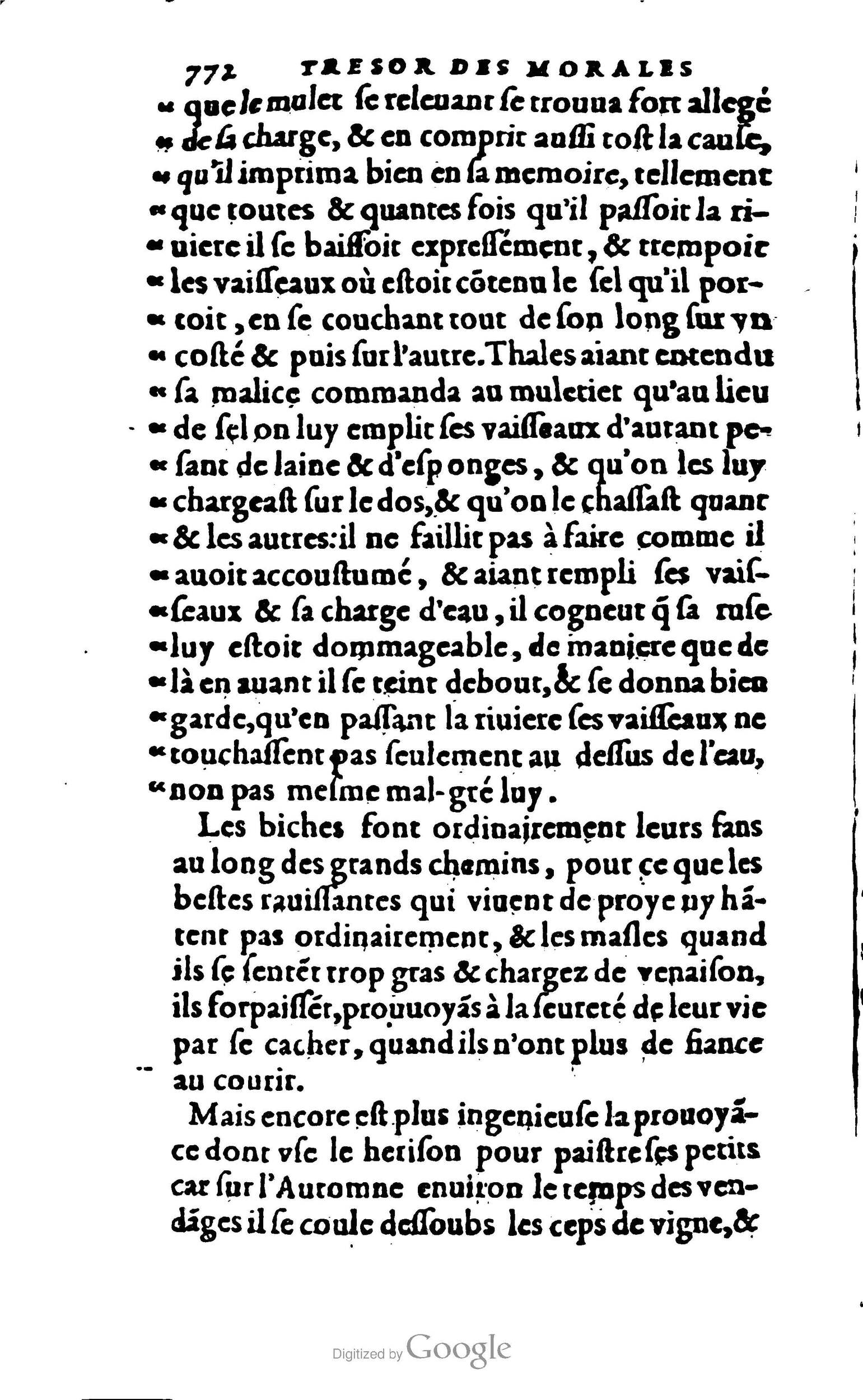 1578 - Jean Poupy - Trésor des morales de Plutarque - BSB Munich
