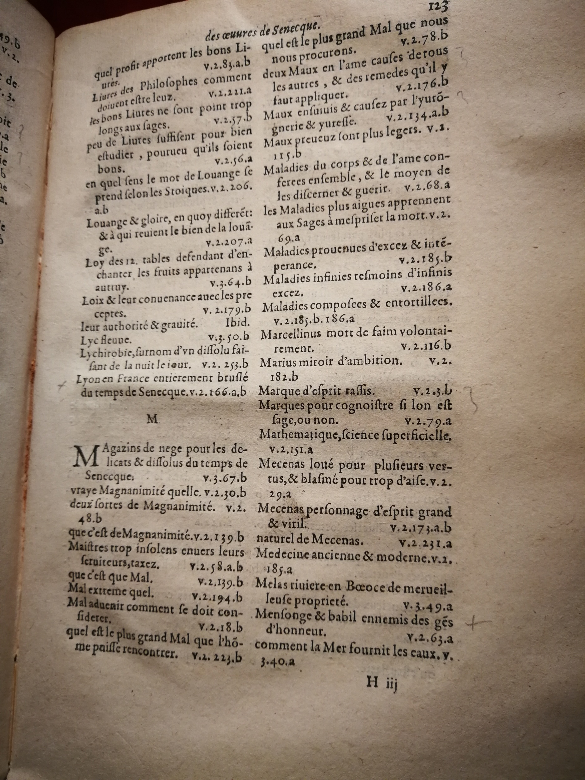 1595 - Jean Houzé - Œuvres morales et mêlées de Sénèque, Trésor de philosophie morale - T. 3 - BnF