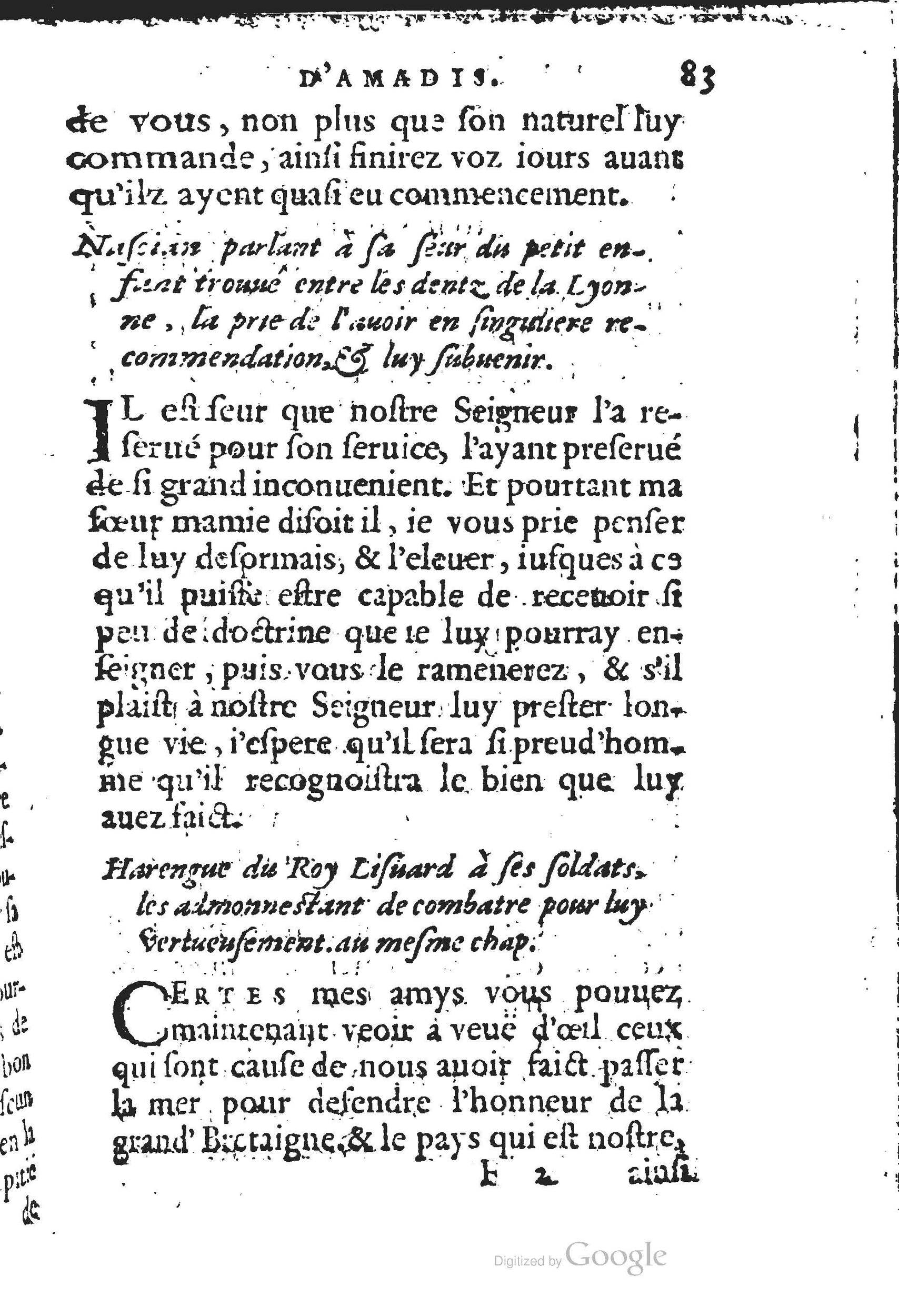 1560 - Jean d’Ogerolles et Gabriel Cotier Lyon - Trésor des Amadis - BSB Munich