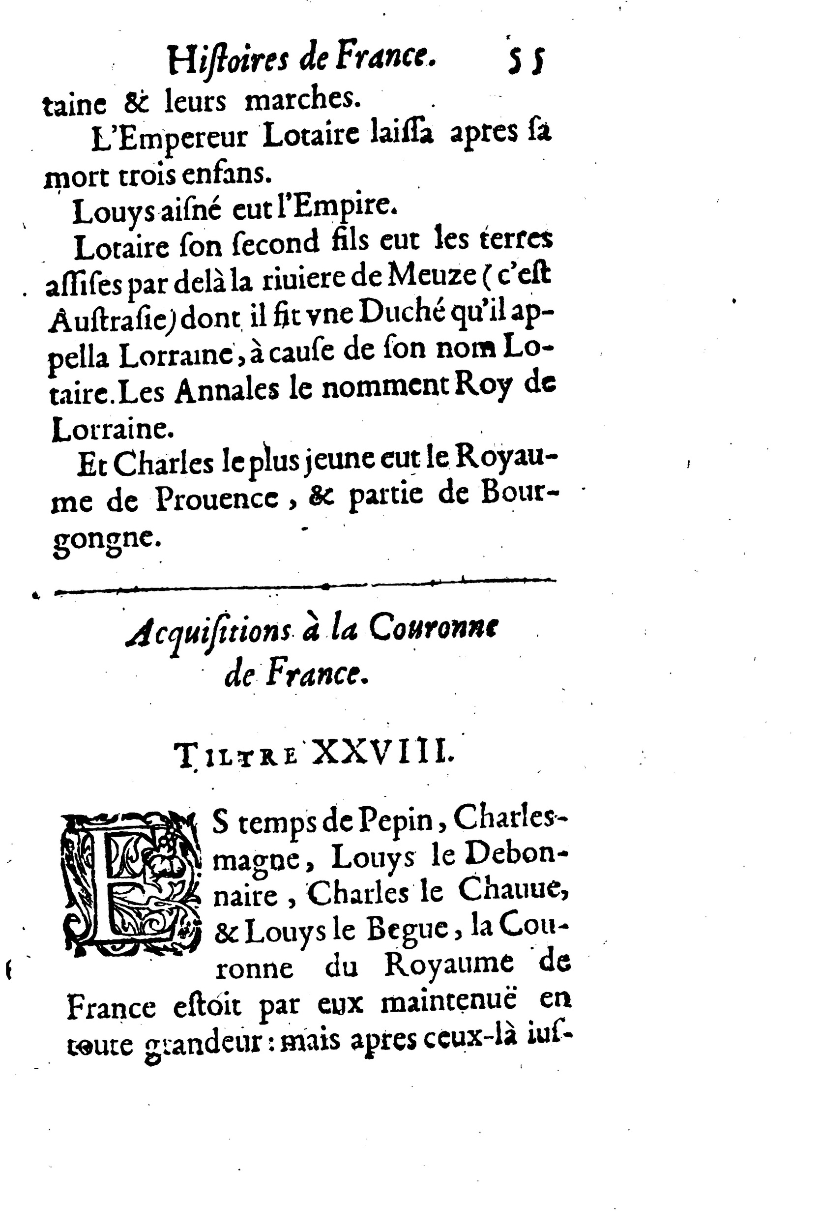 1633 - Jean Corrozet - Trésor des histoires de France - BM Lyon 1633 - Jean Corrozet - Trésor des histoires de France - BM Lyon