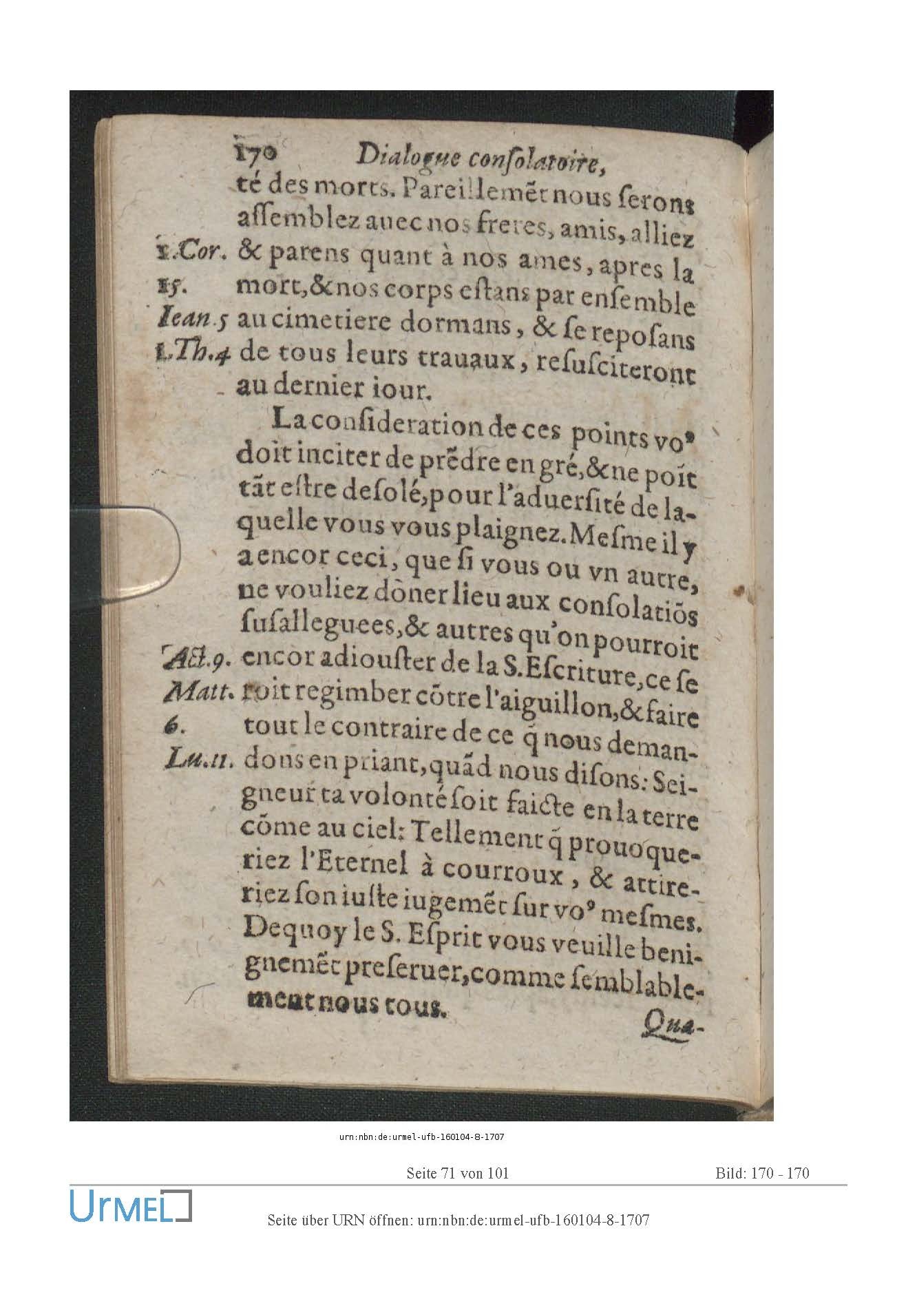 1614 - Jacques Flamand - Trésor spirituel qui contient des consolations - Universität Erfurt