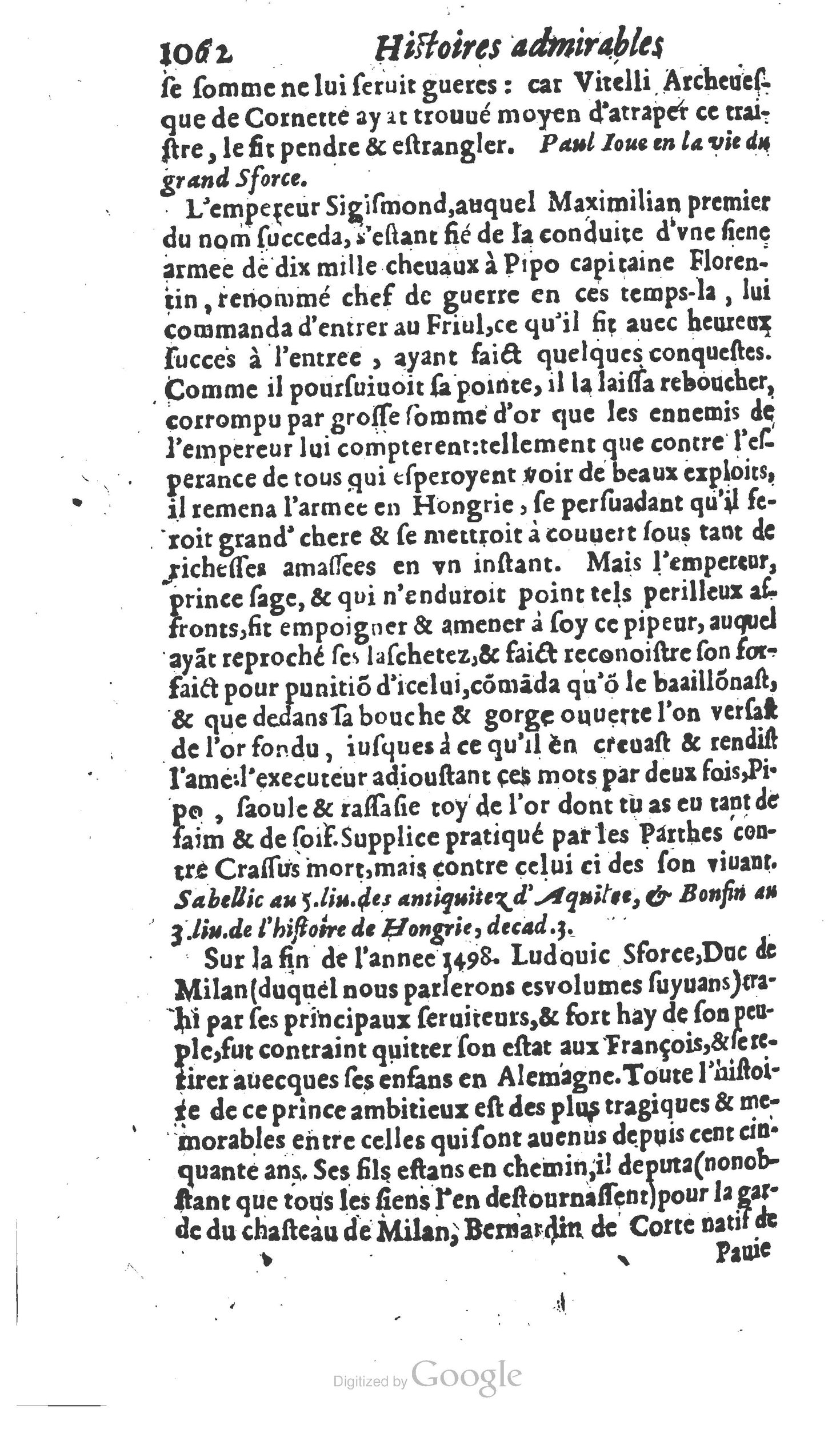 1610 - Paul Marceau - Trésor d’histoires admirables et mémorables - Princeton 1610 - Paul Marceau - Trésor d’histoires admirables et mémorables - Princeton