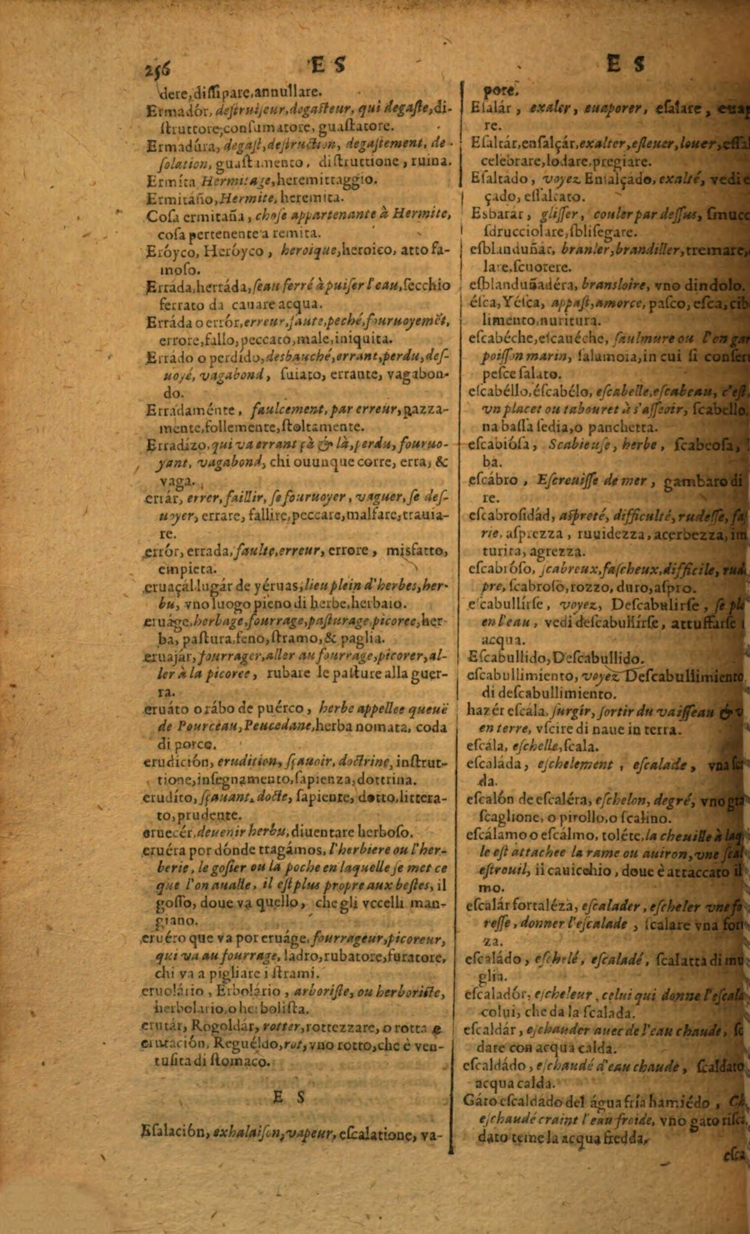 1617 - Samuel Crespin - Trésor des trois langues espagnole, française et italienne (Première partie) - Regensburg