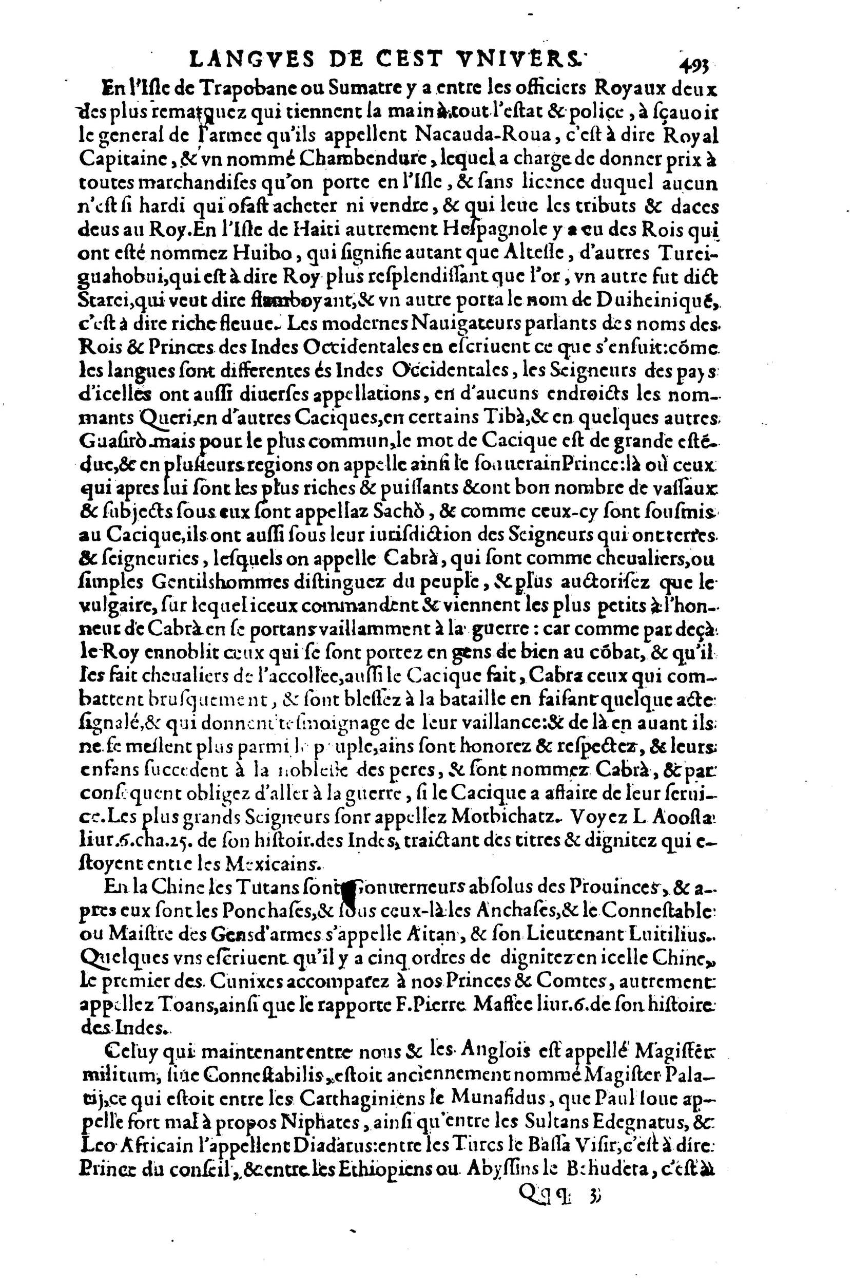 1608 - Nicolas Du Fossé - Trésor politique - BnF Tolbiac