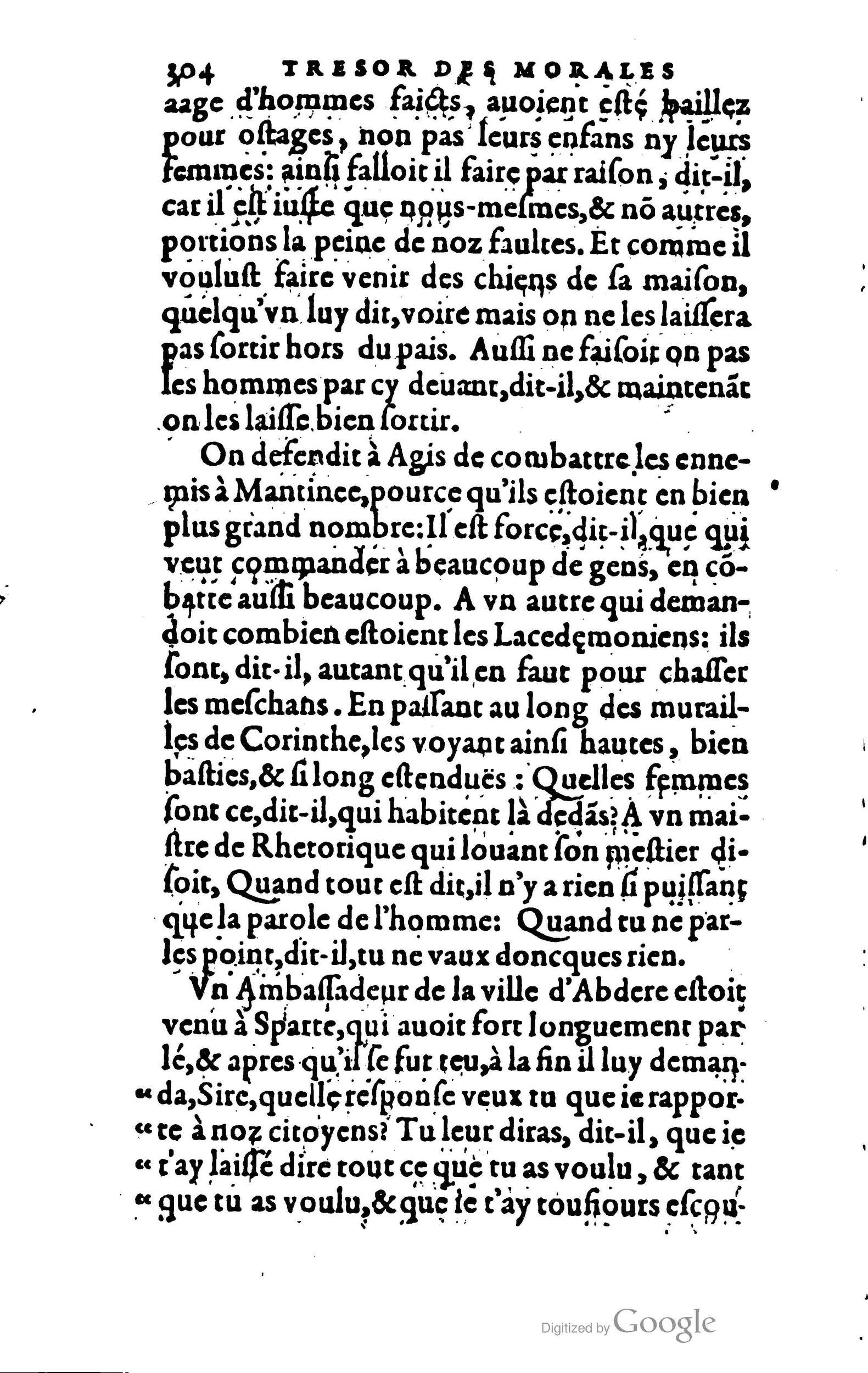 1578 - Jean Poupy - Trésor des morales de Plutarque - BSB Munich