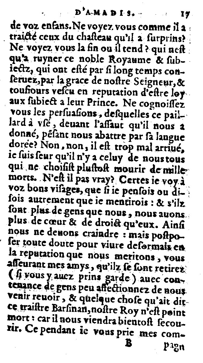 1562 - Jean d’Ogerolles et Gabriel Cotier - Trésor des Amadis - Lucerne