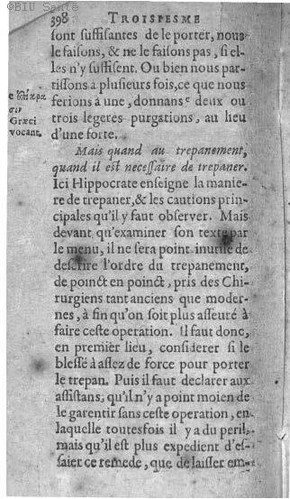 1612 - Thomas Portau - Trésor de chirurgie - BIU Santé