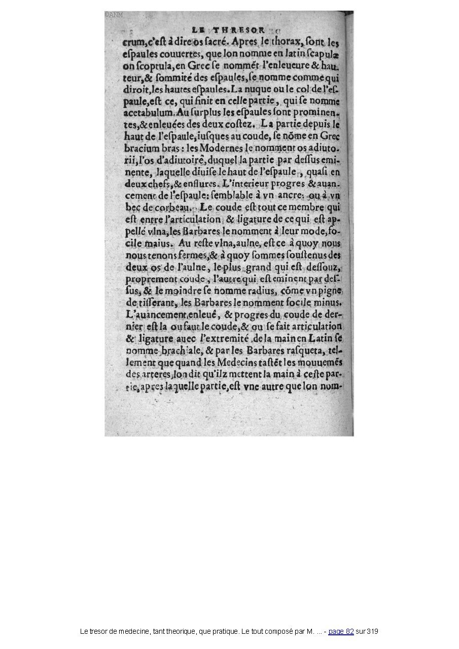1560 - Pierre et Jan Moine - Trésor de médecine - Université Paris Cité