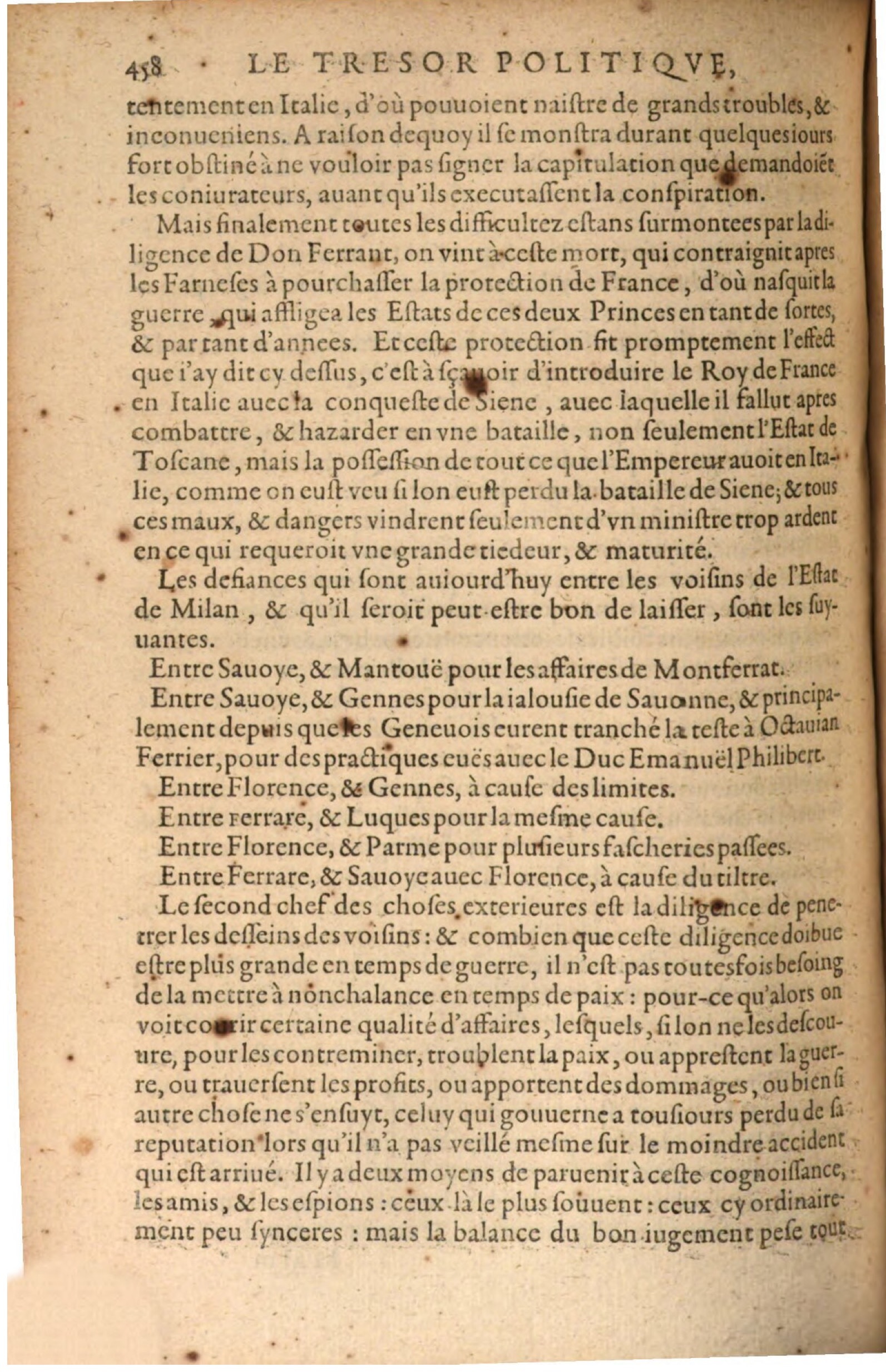 1608 - Pierre Chevalier - Trésor politique - BSB Munich