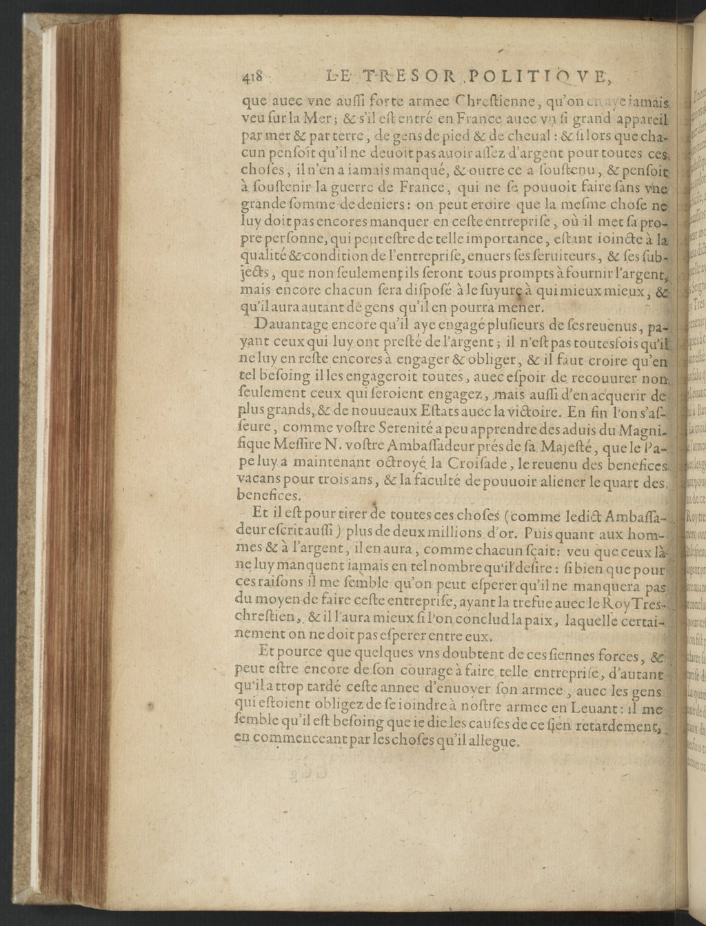 1608 - Nicolas Du Fossé - Trésor politique - BnF Tolbiac