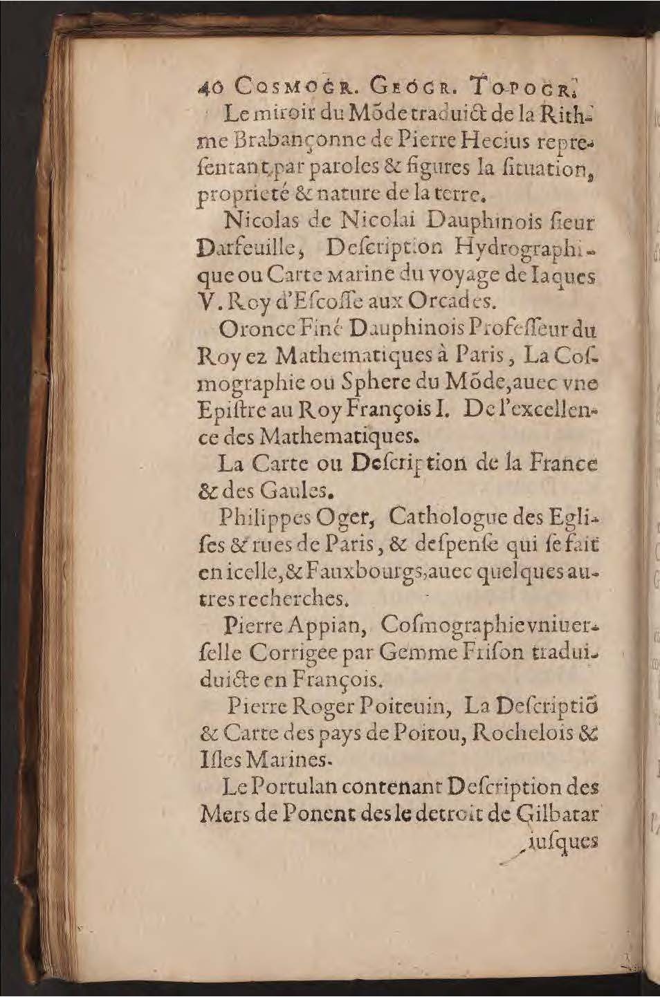 1602 - François Jacquin - Trésor des bons esprits français - BnF Arsenal