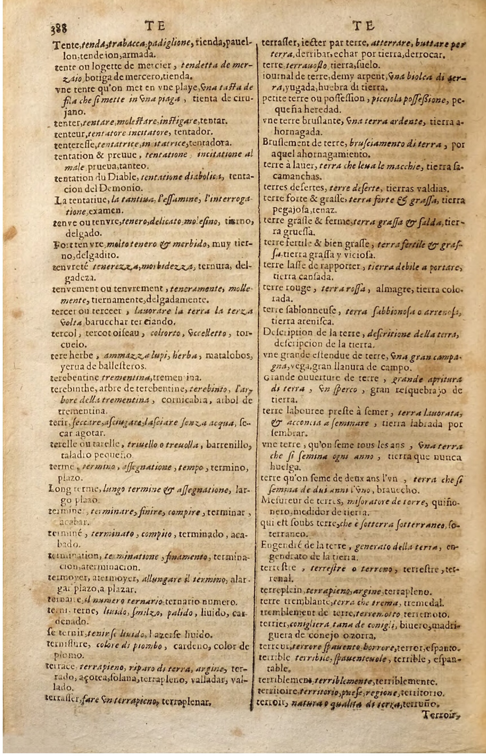 1627 - Jacques Crespin - Trésor des trois langues (Seconde partie) - Regensburg