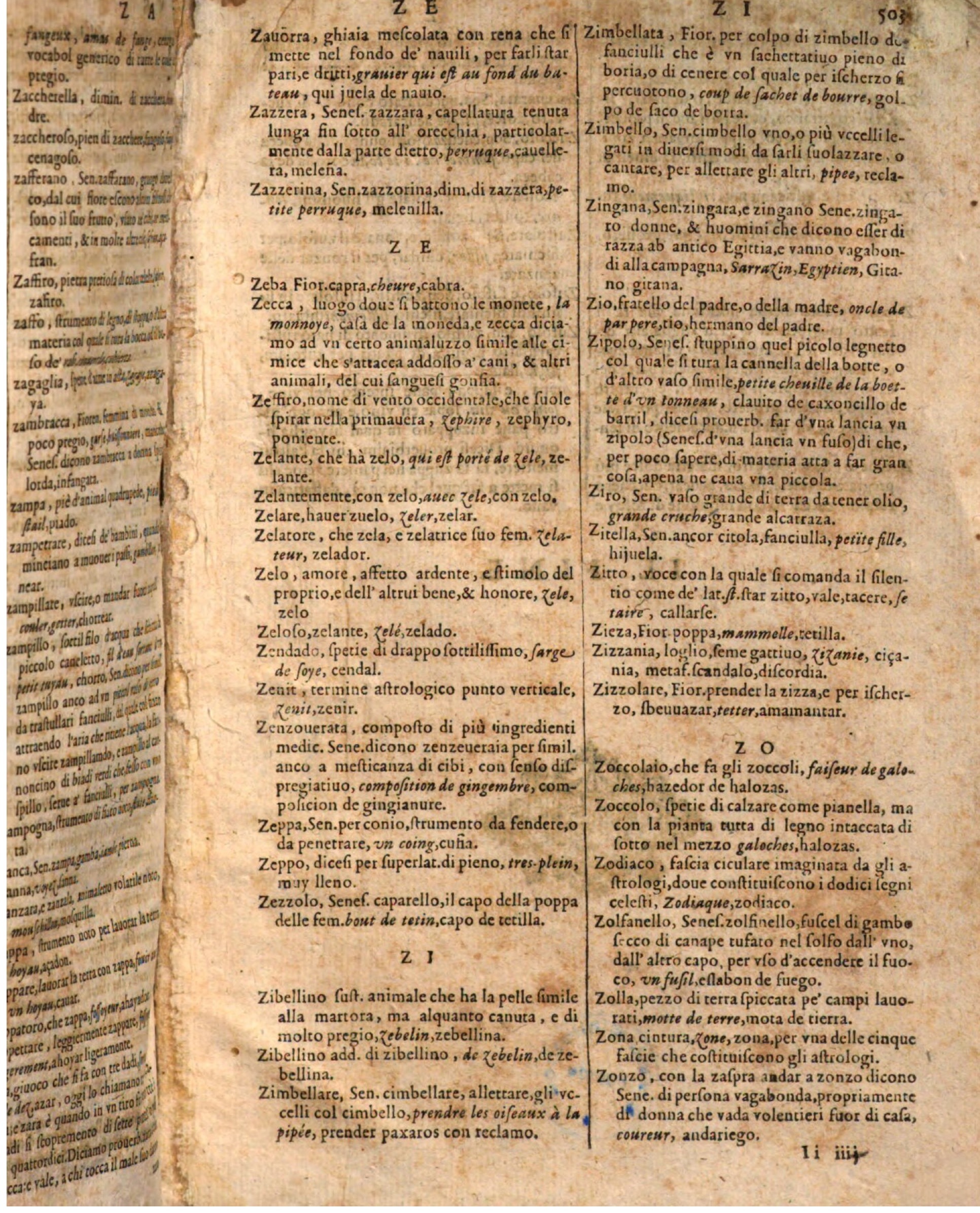 1644 - Jacques Crespin - Trésor des trois langues - Passau