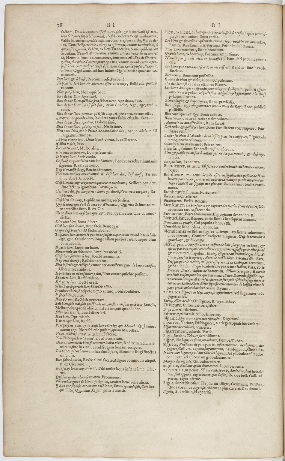 1606 - David Douceur - Trésor de la langue française - BnF 1606 - David Douceur - Trésor de la langue française - BnF