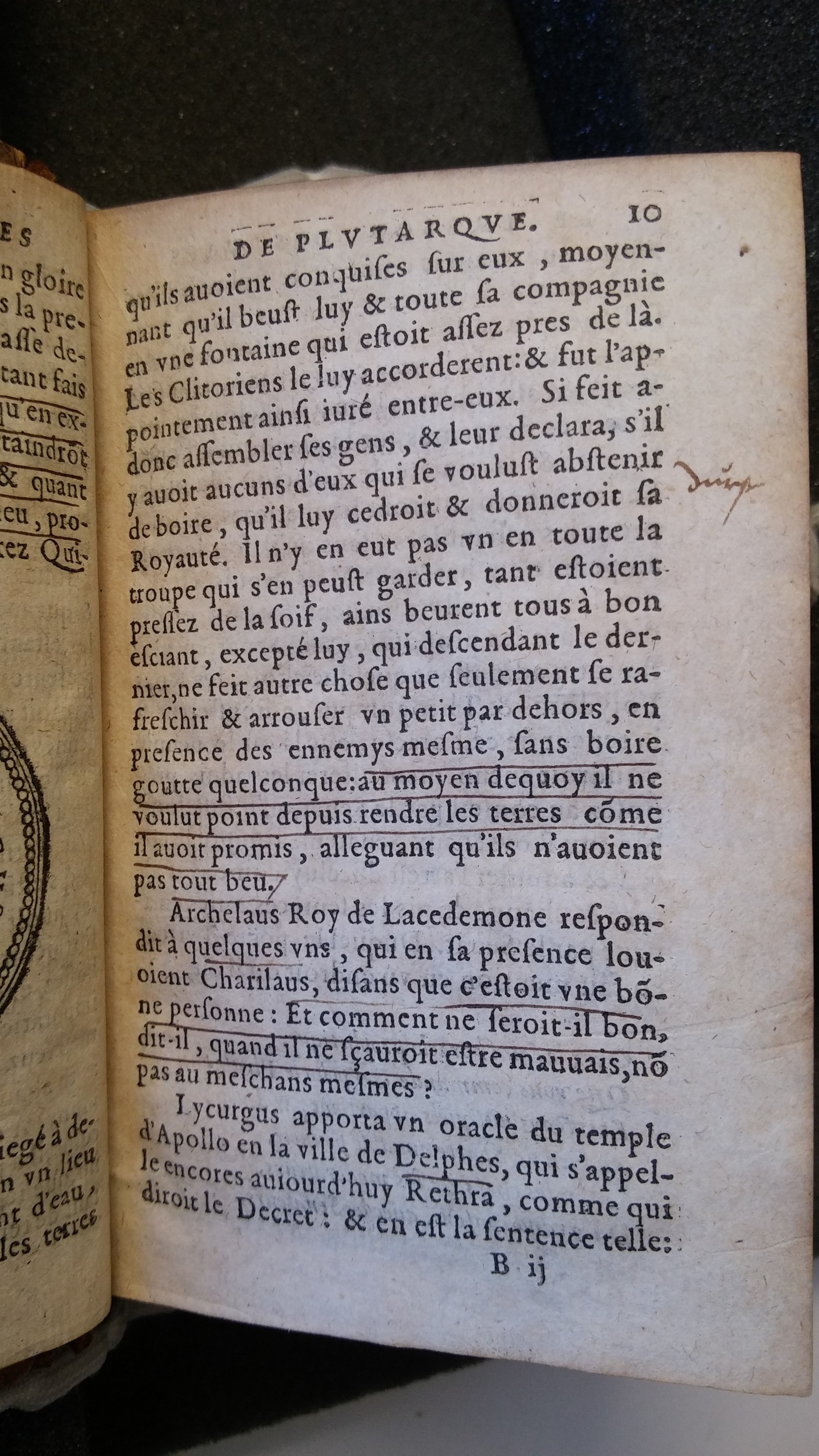 1577 - Claude Micard - Trésor des vies de Plutarque - Saint-Gallen