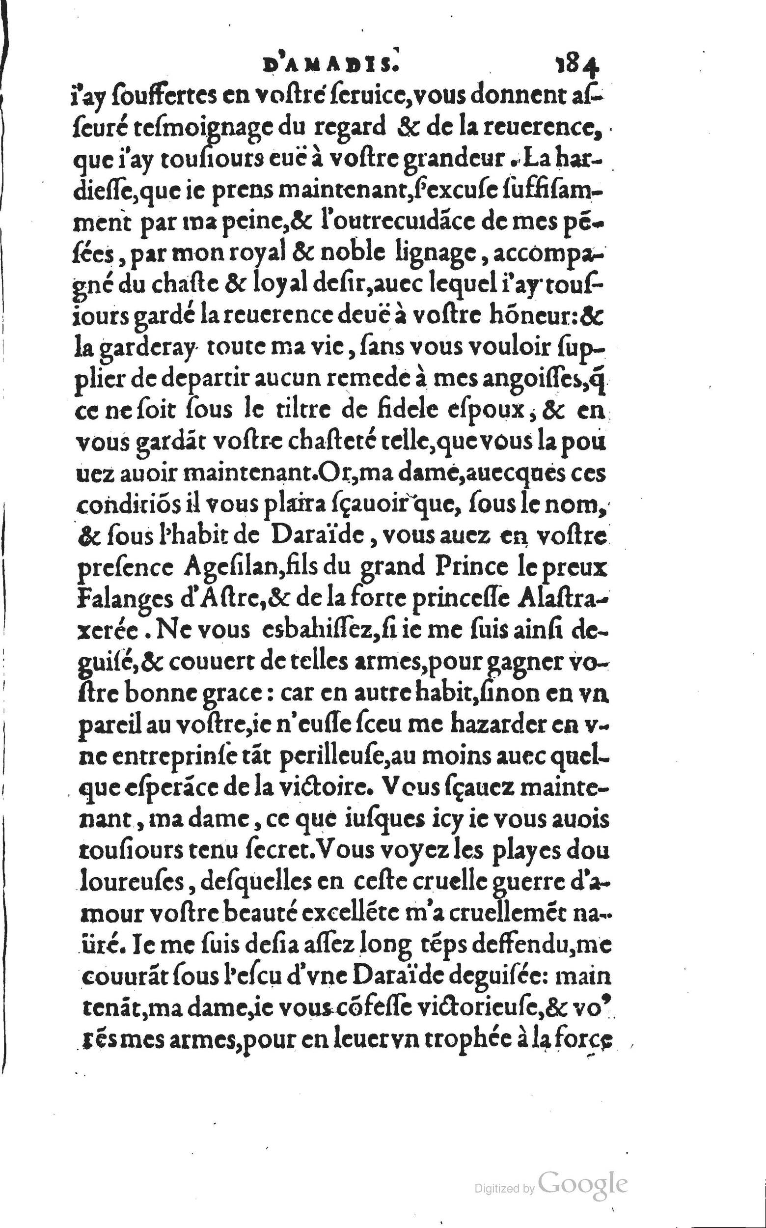 1560 - Vincent Sertenas et Gilles Robinot - Trésor des Amadis - British Library