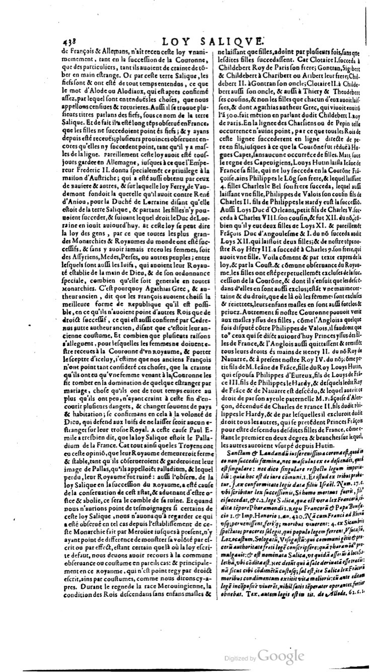 1629 - Veuve Nicolas Buon - Trésor du droit français (21754 T. 3) - BM Lyon