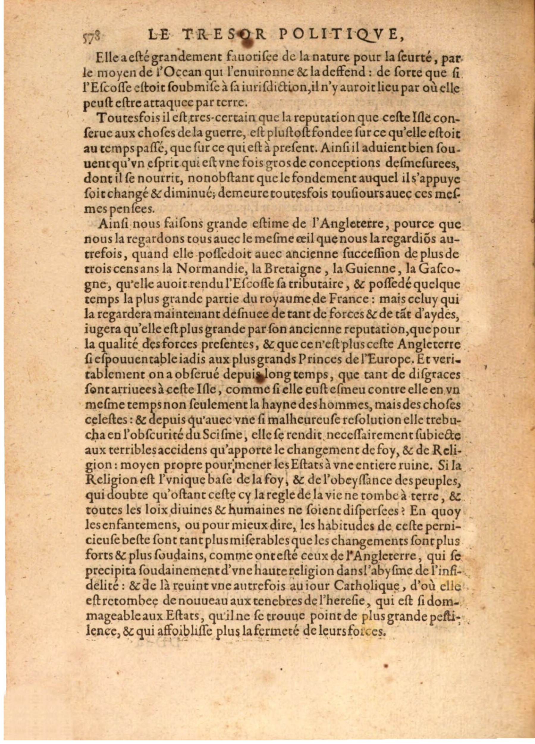 1608 - Nicolas Du Fossé - Trésor politique - BSB Munich