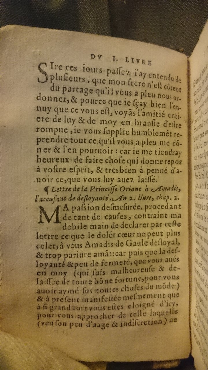 1563 - Jacques Kerver et Jean Ruelle - Trésor des Amadis - British Library