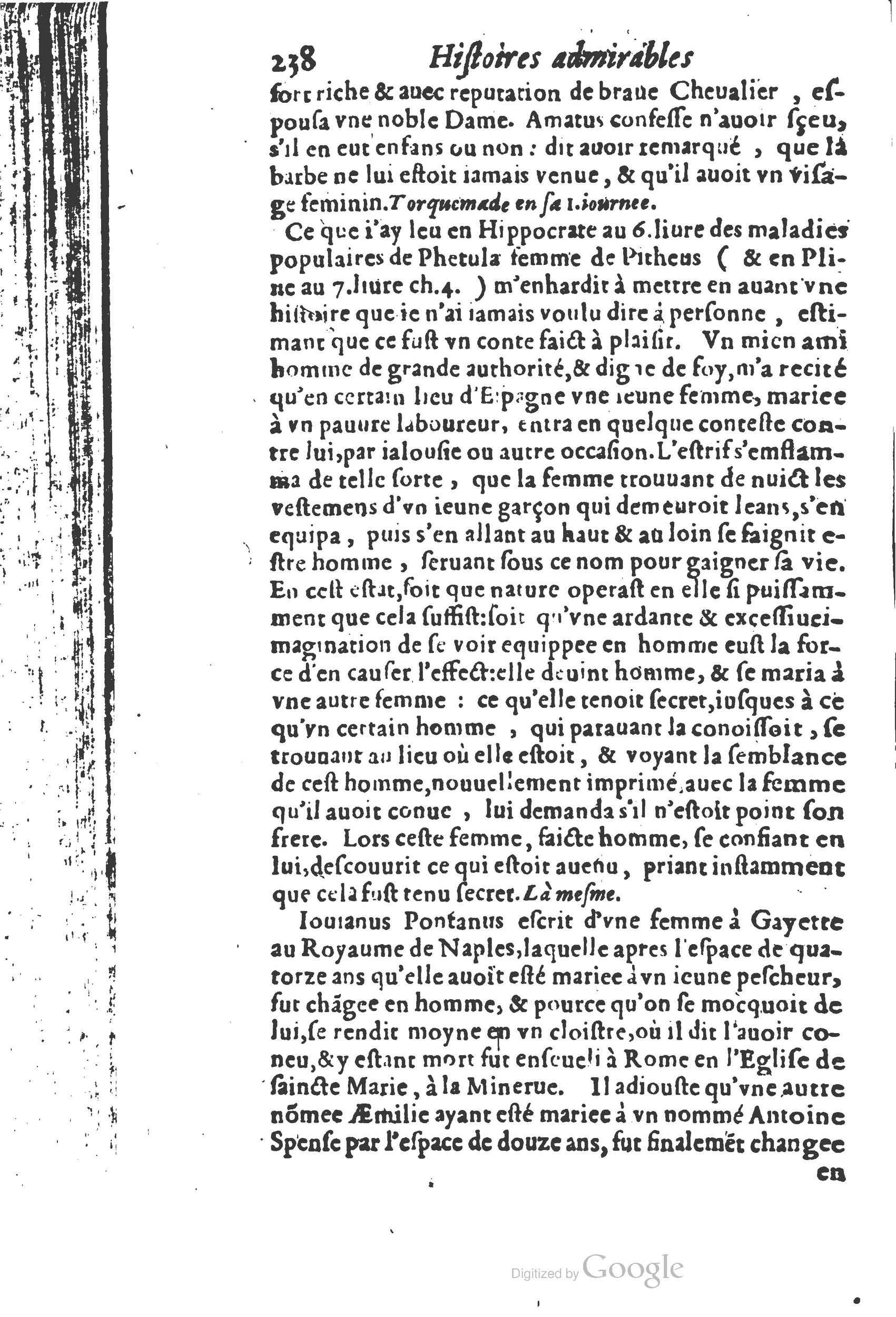 1610 - Paul Marceau - Trésor d’histoires admirables et mémorables - Princeton