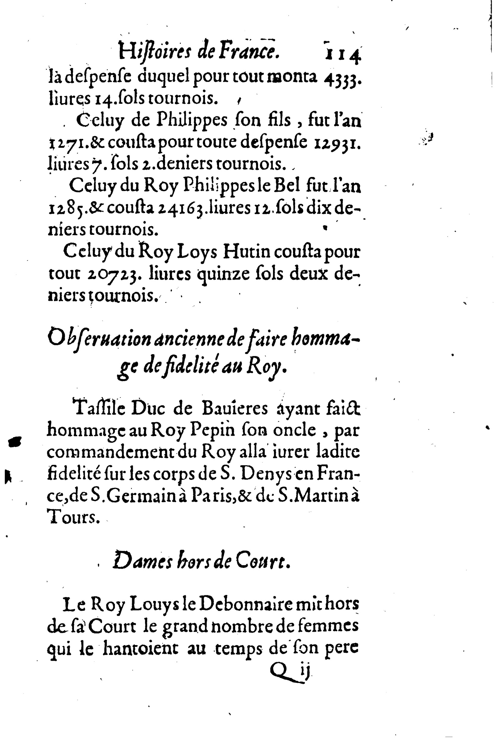 1633 - Jean Corrozet - Trésor des histoires de France - BM Lyon 1633 - Jean Corrozet - Trésor des histoires de France - BM Lyon