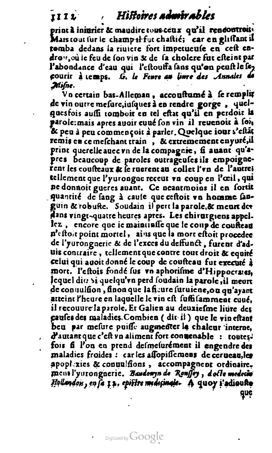 1620 - Samuel Crespin - Trésor d’histoires admirables et mémorables - BCU Lausanne