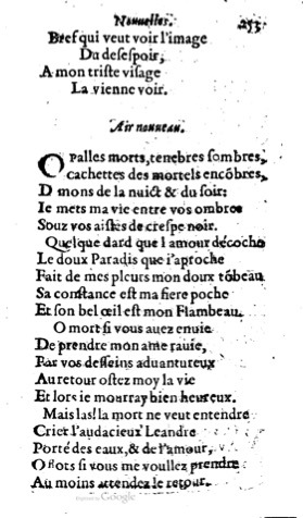 1623 - Jacques Cailloüé - Trésor ou recueil des chansons amoureuses - British Library