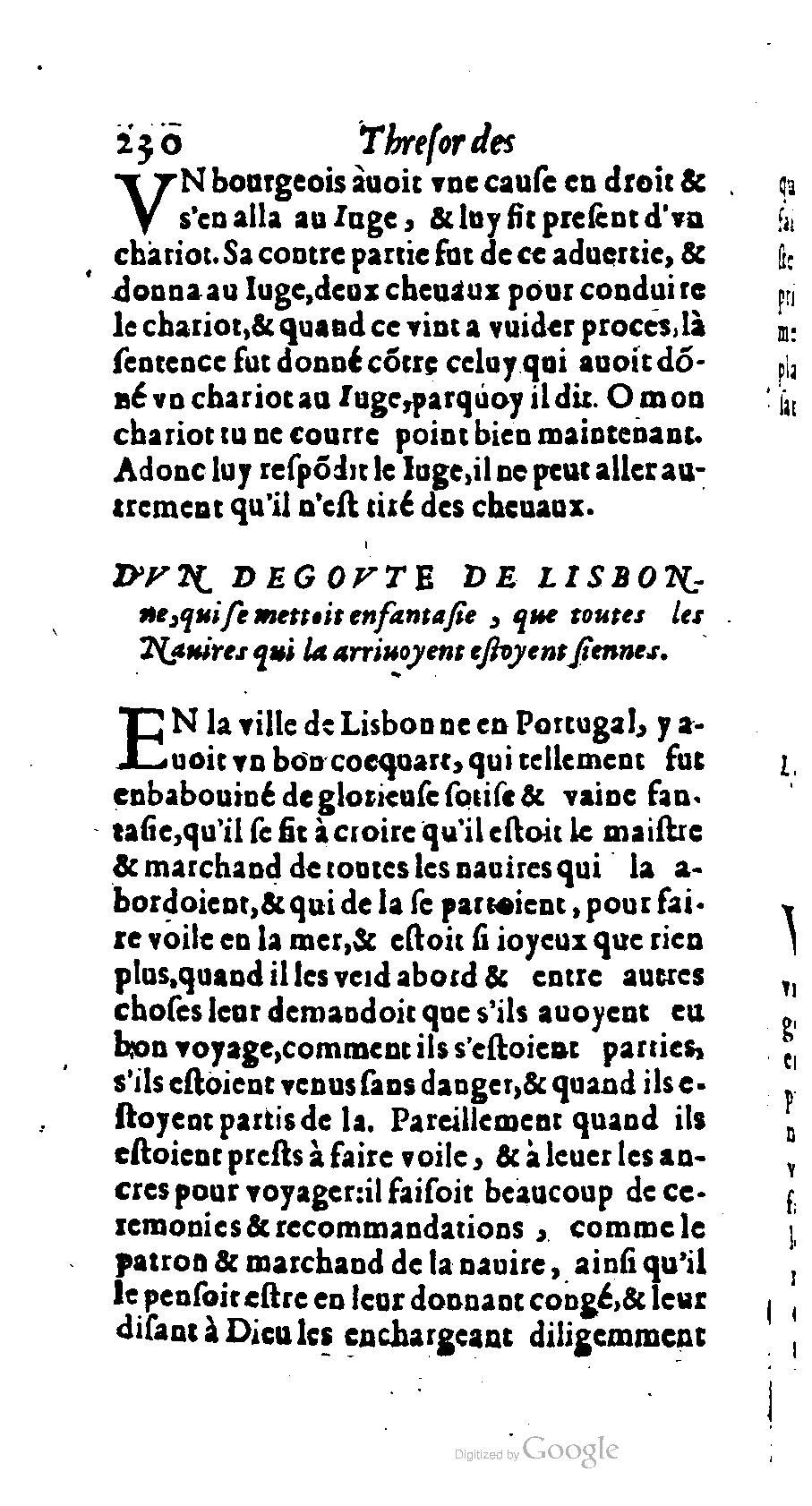 1611 - Romain de Beauvais - Trésor des récréations - BM Lyon