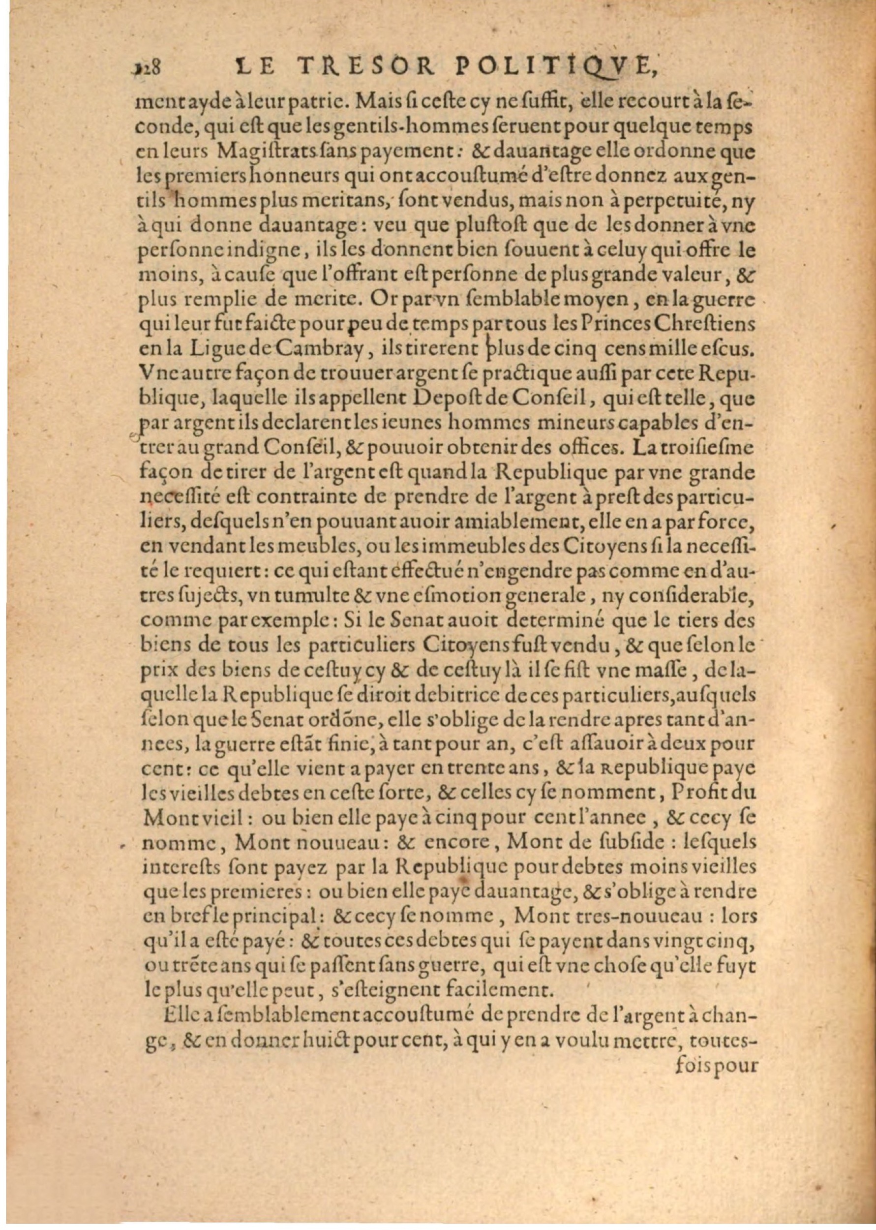 1608 - Nicolas Du Fossé - Trésor politique - BSB Munich 1608 - Nicolas Du Fossé - Trésor politique - BSB Munich