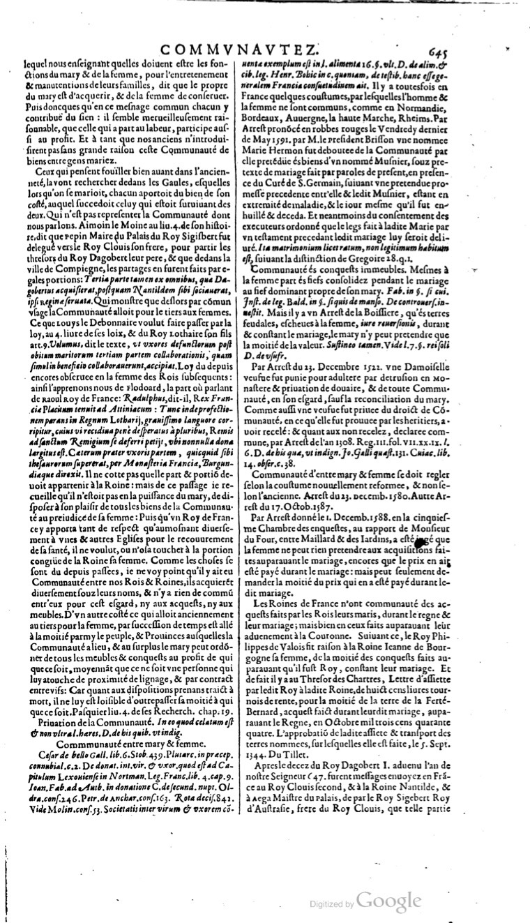 1629 - Veuve Nicolas Buon - Trésor du droit français (21754 T. 1) - BM Lyon 1629 - Veuve Nicolas Buon - Trésor du droit français (21754 T. 1) - BM Lyon